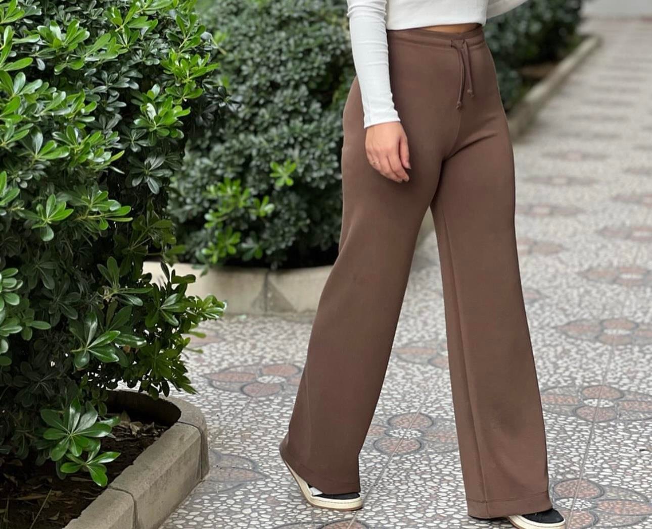 Kahve Modal Eşofman Altı