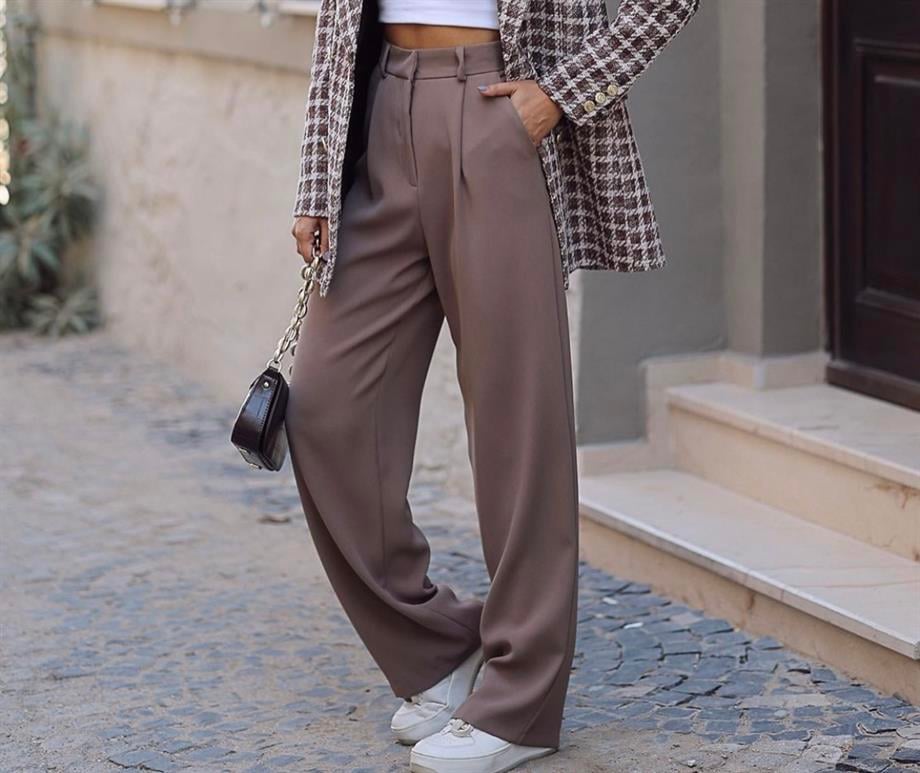 Kahve Palazzo Pantalon 