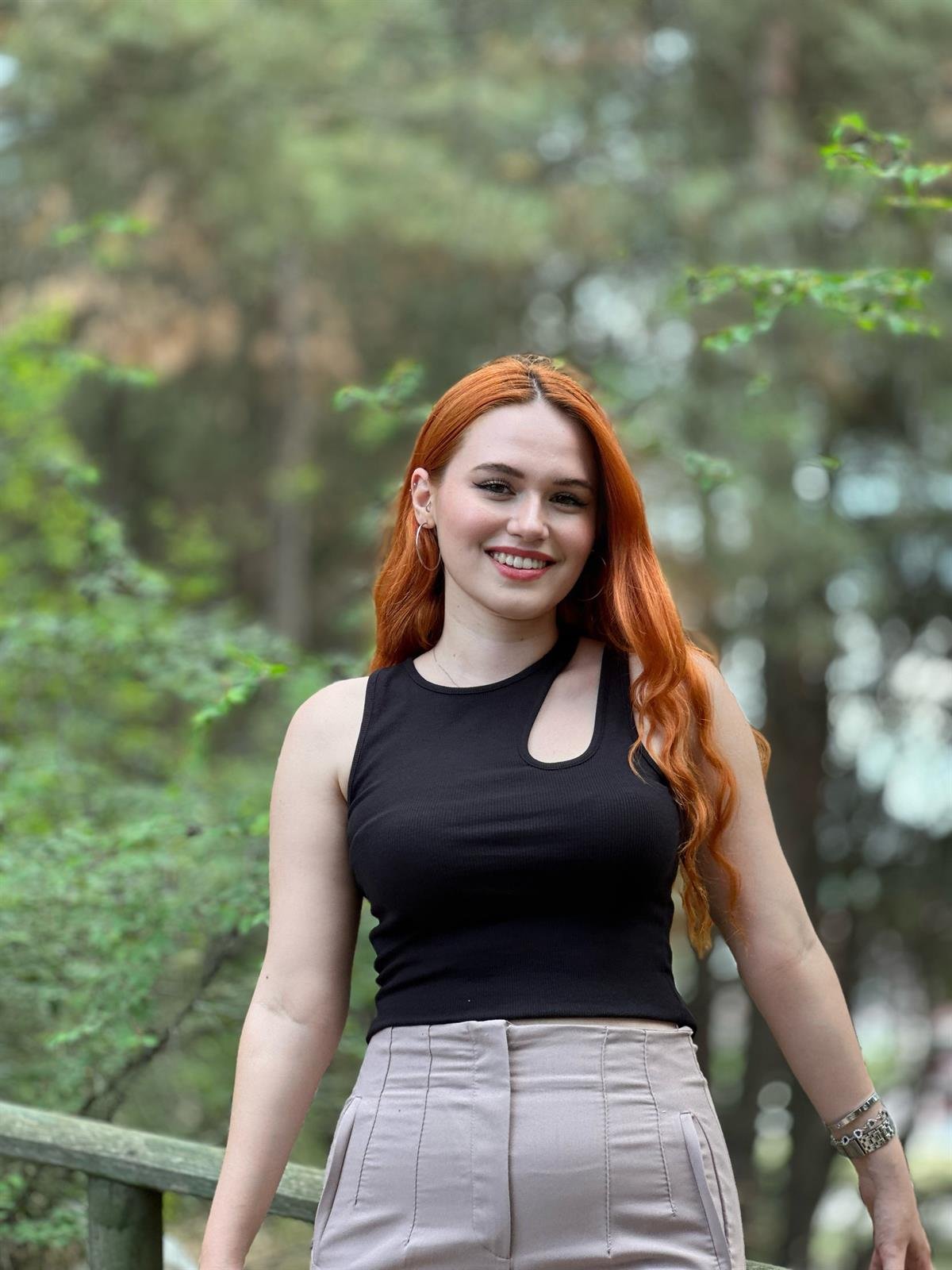 Karol Yaka Detaylı Siyah Atlet