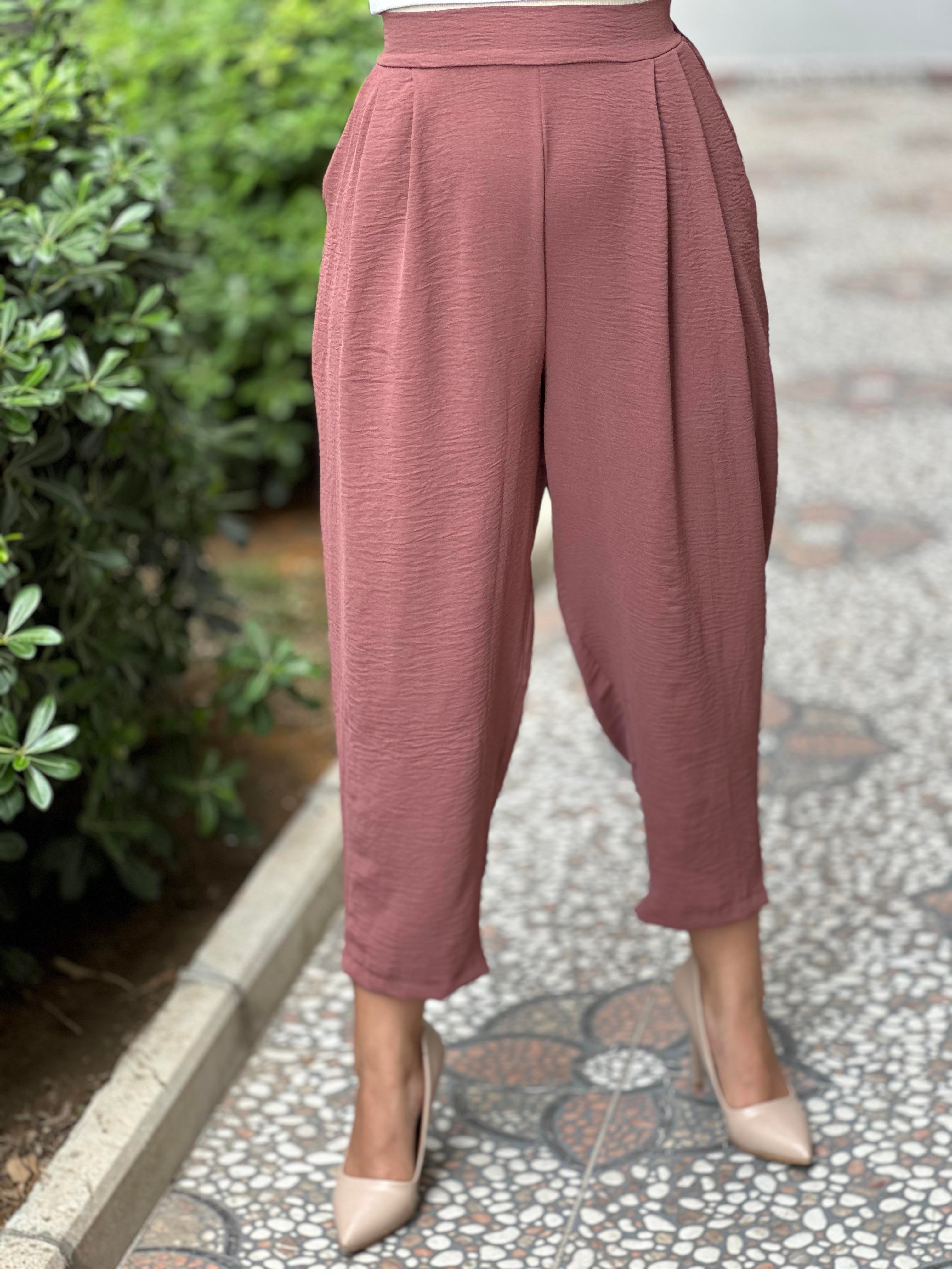 Kiremit Rengi Havuç Pantalon 