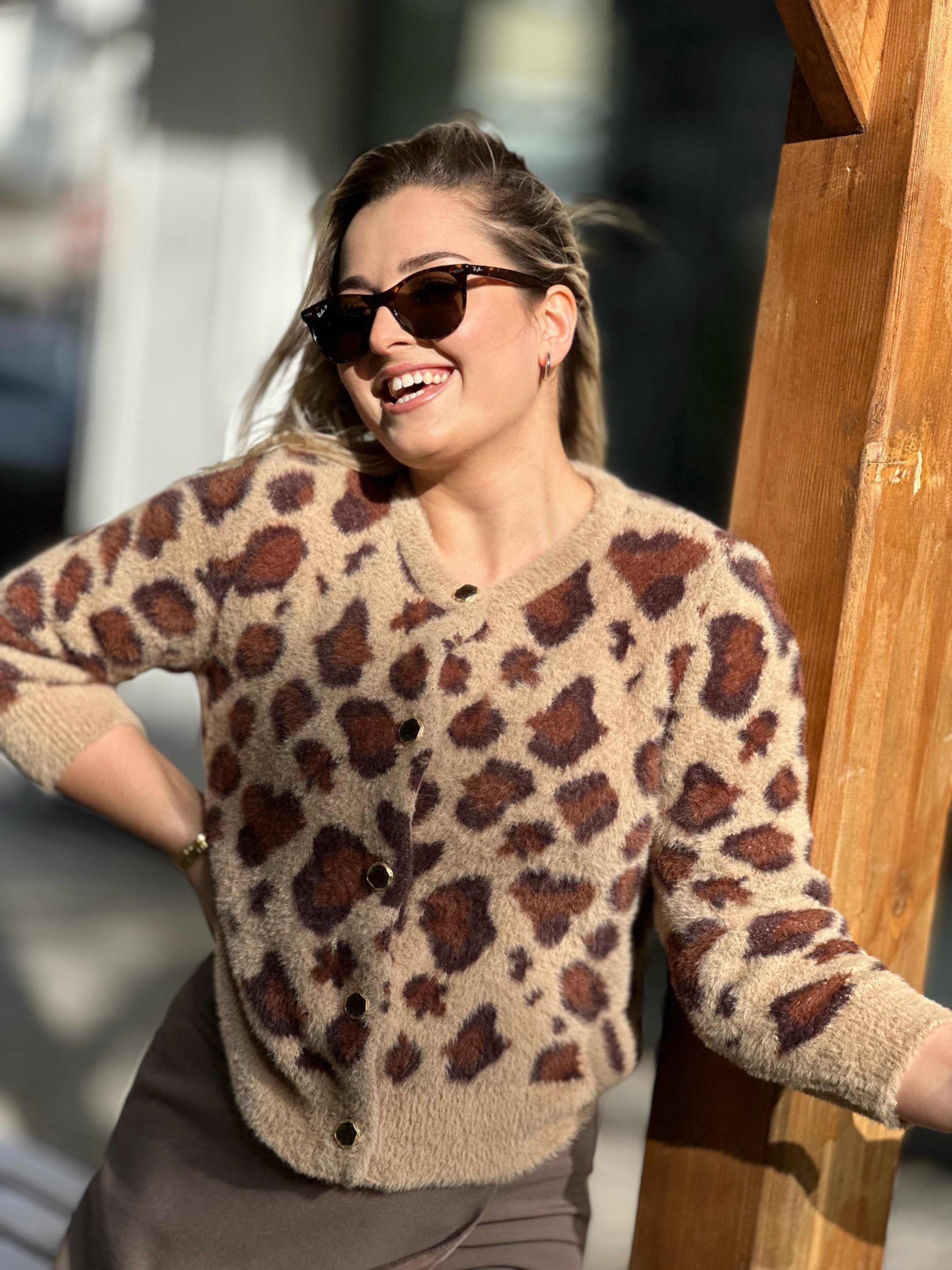 Leopar Hırka 