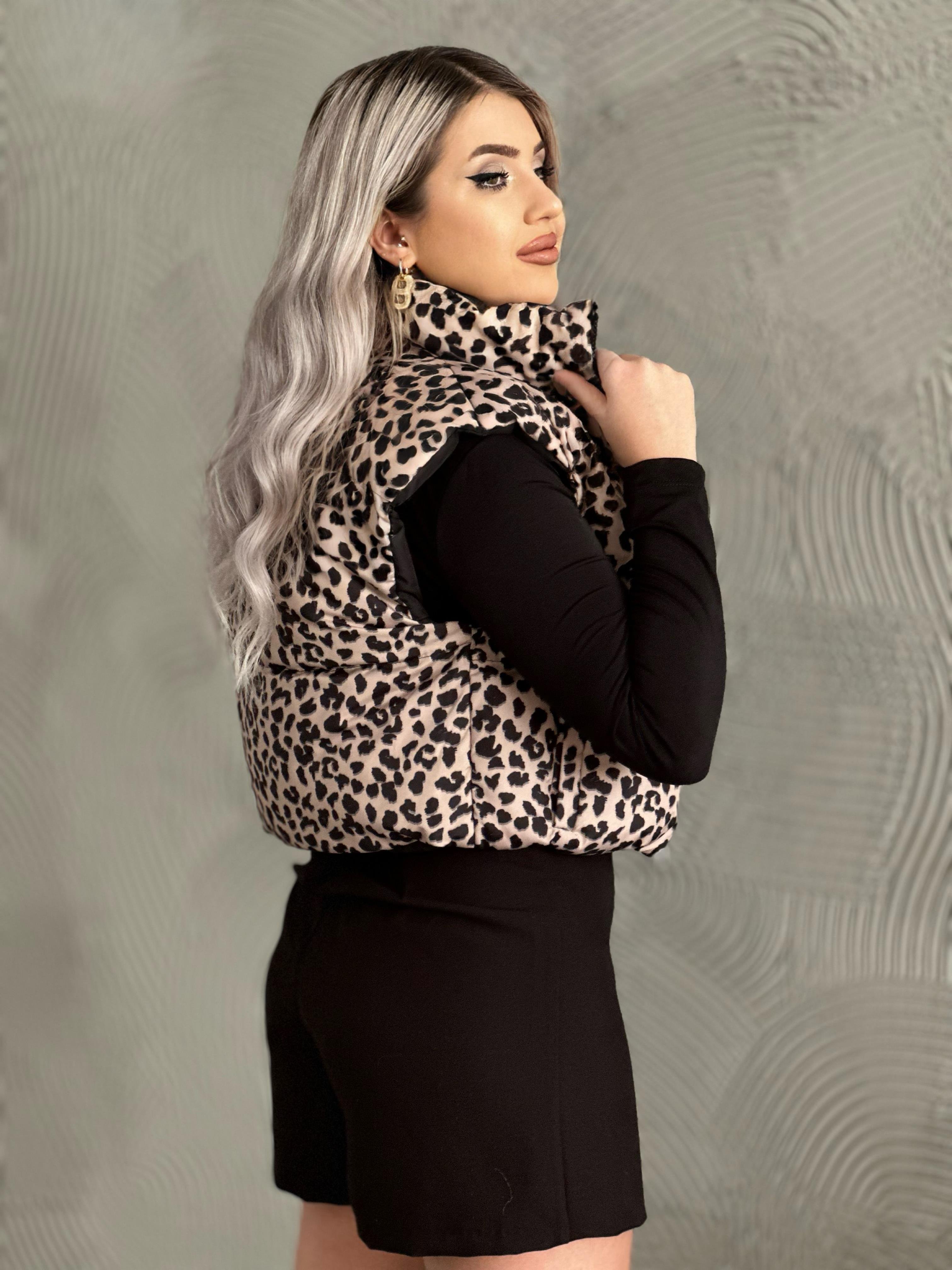 Leopar Şişme Yelek