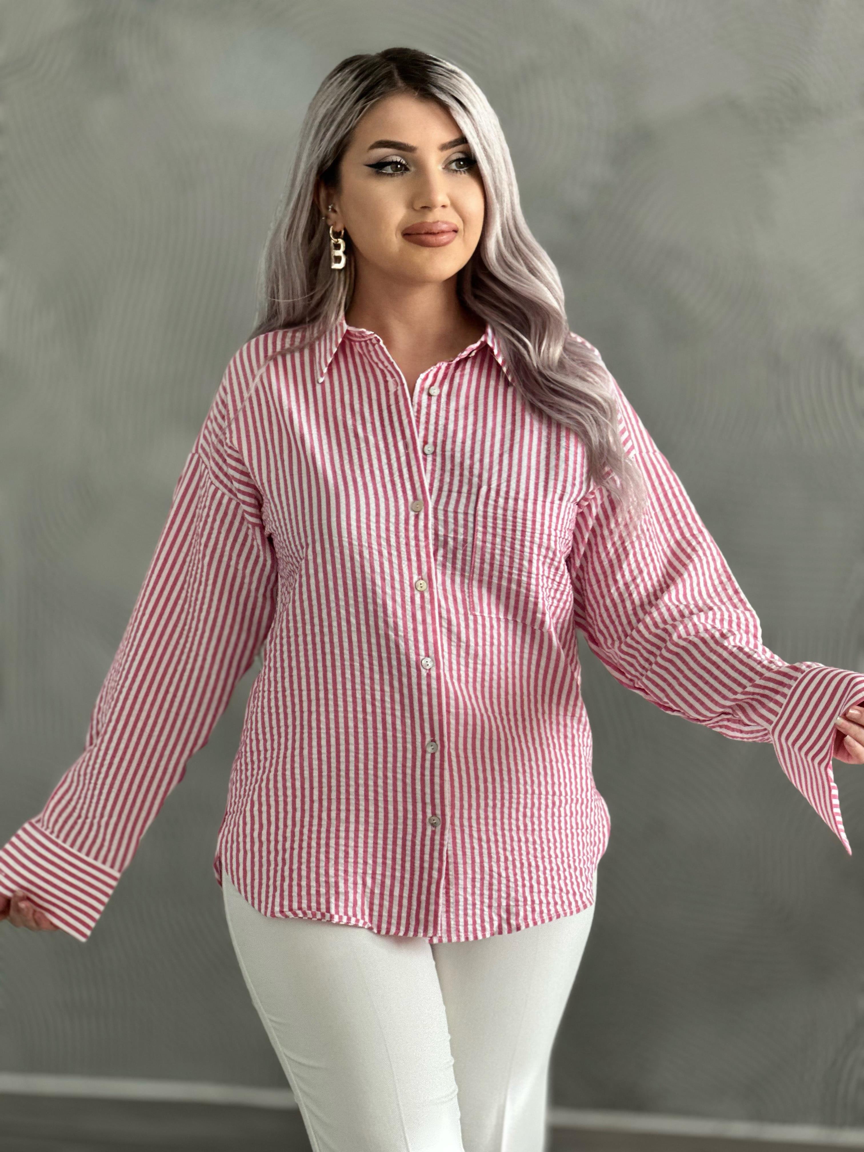 Marin Desen Pembe Gömlek 