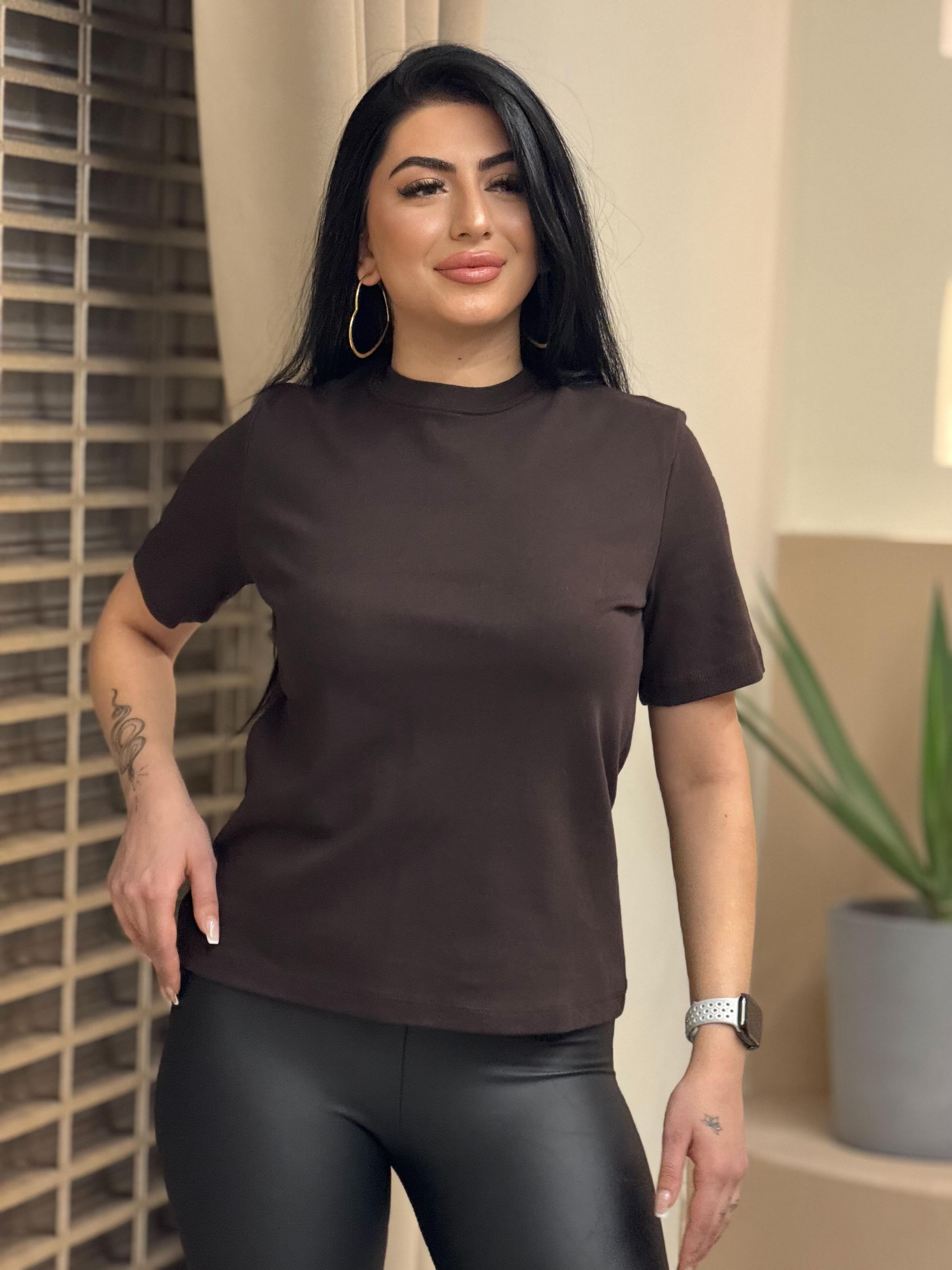 Massi Basic Tişört Kahve