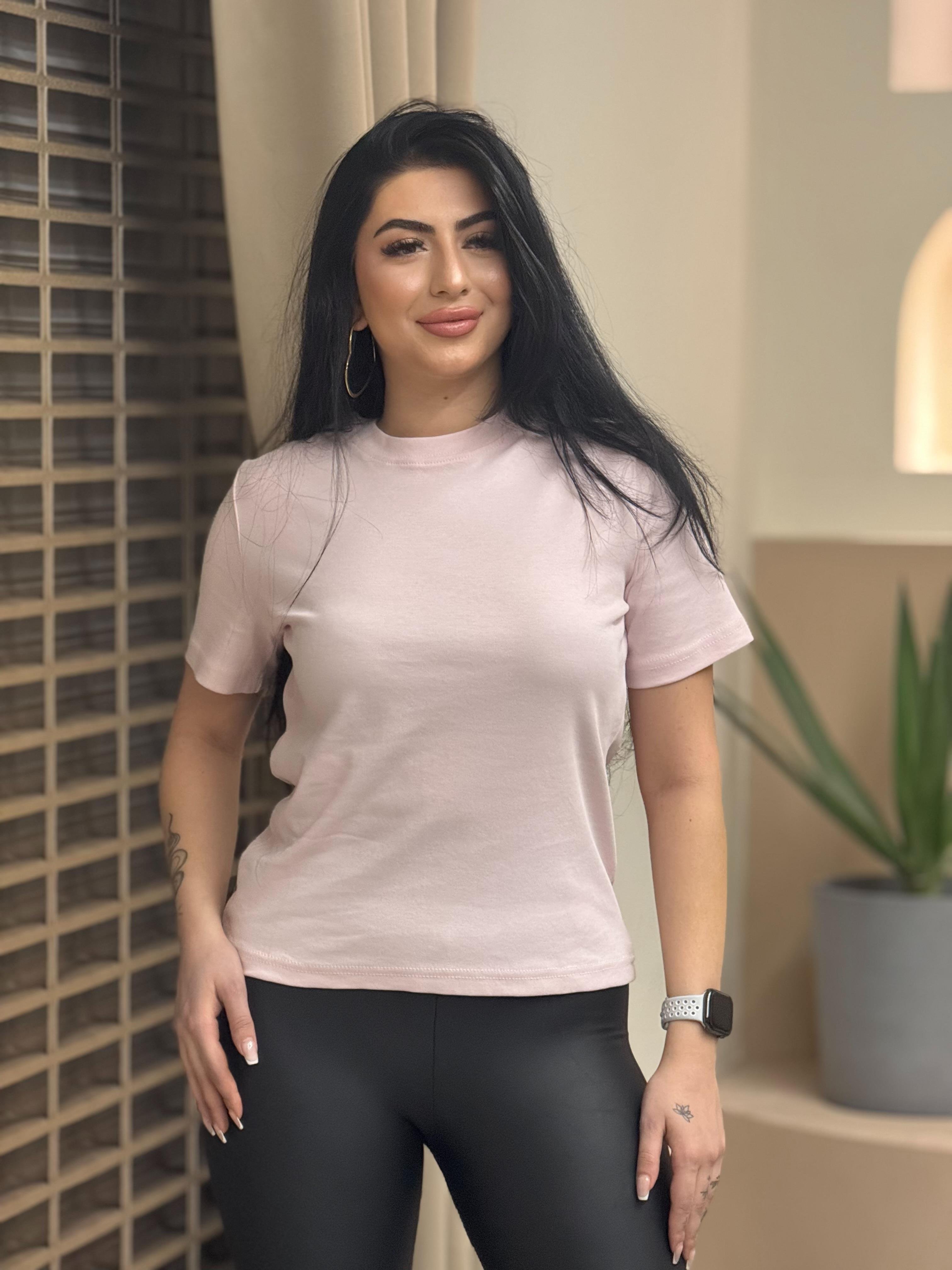 Massi Basic Tişört Pembe