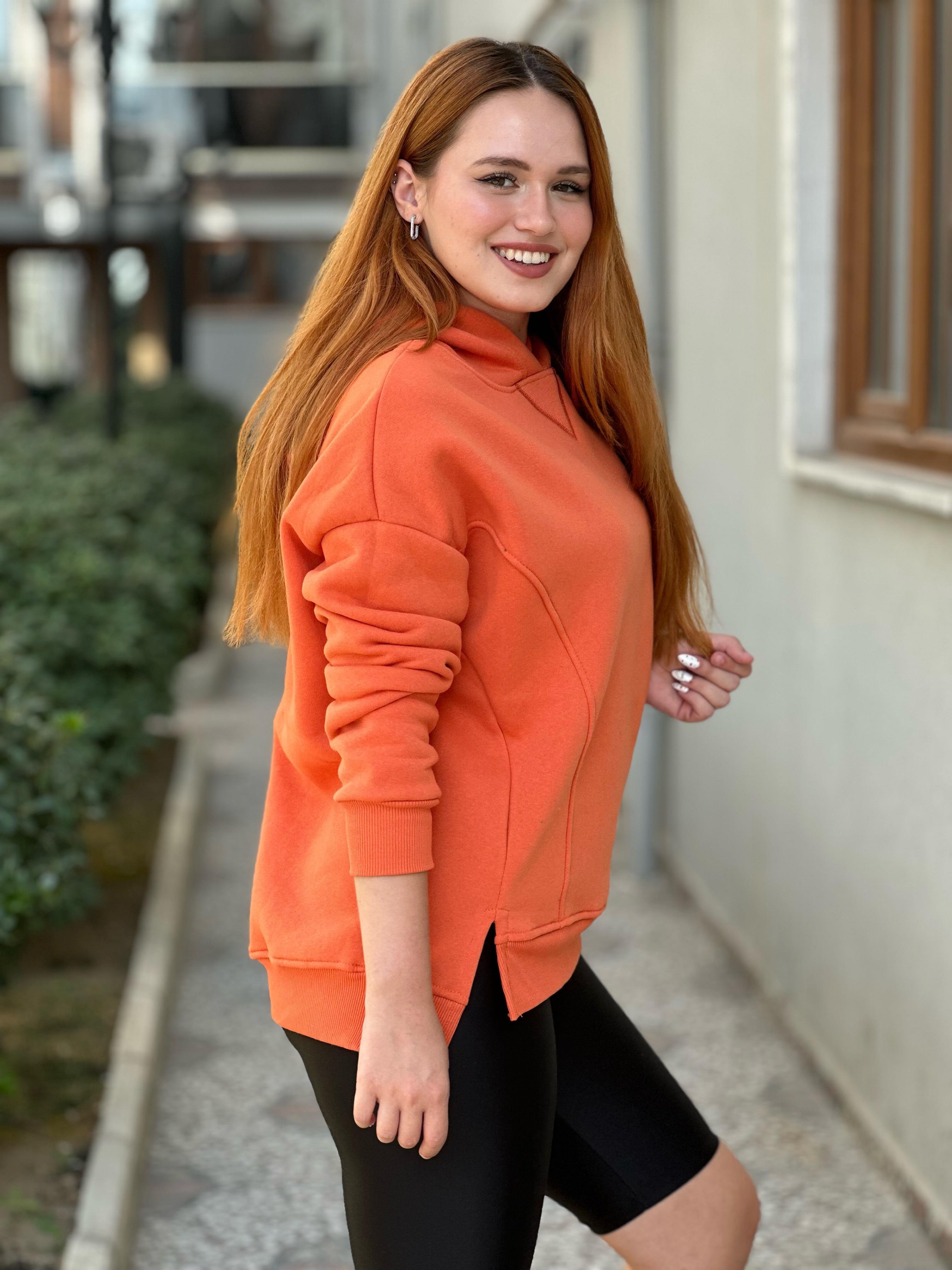 OranJ Kapüşonlu Sweat