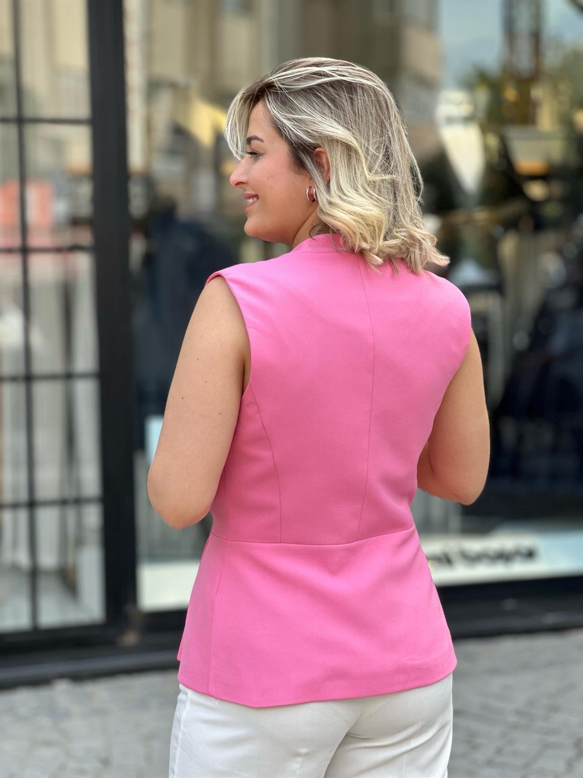 Orj Marka Pembe Yelek