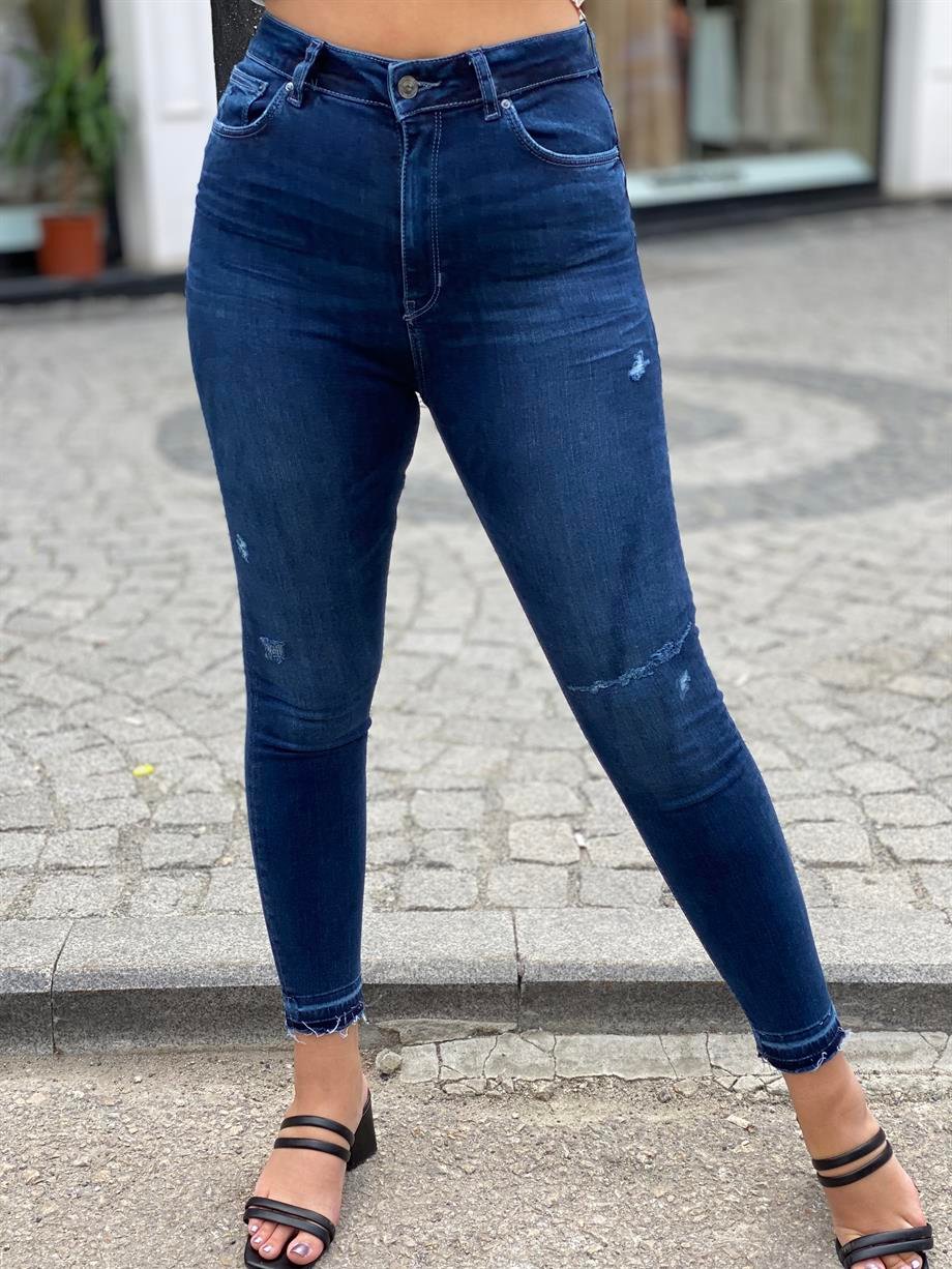 Orjinal Marka Yüksel Bel Korseli Skinny Jean 
