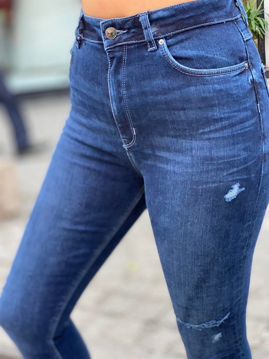 Orjinal Marka Yüksel Bel Korseli Skinny Jean 