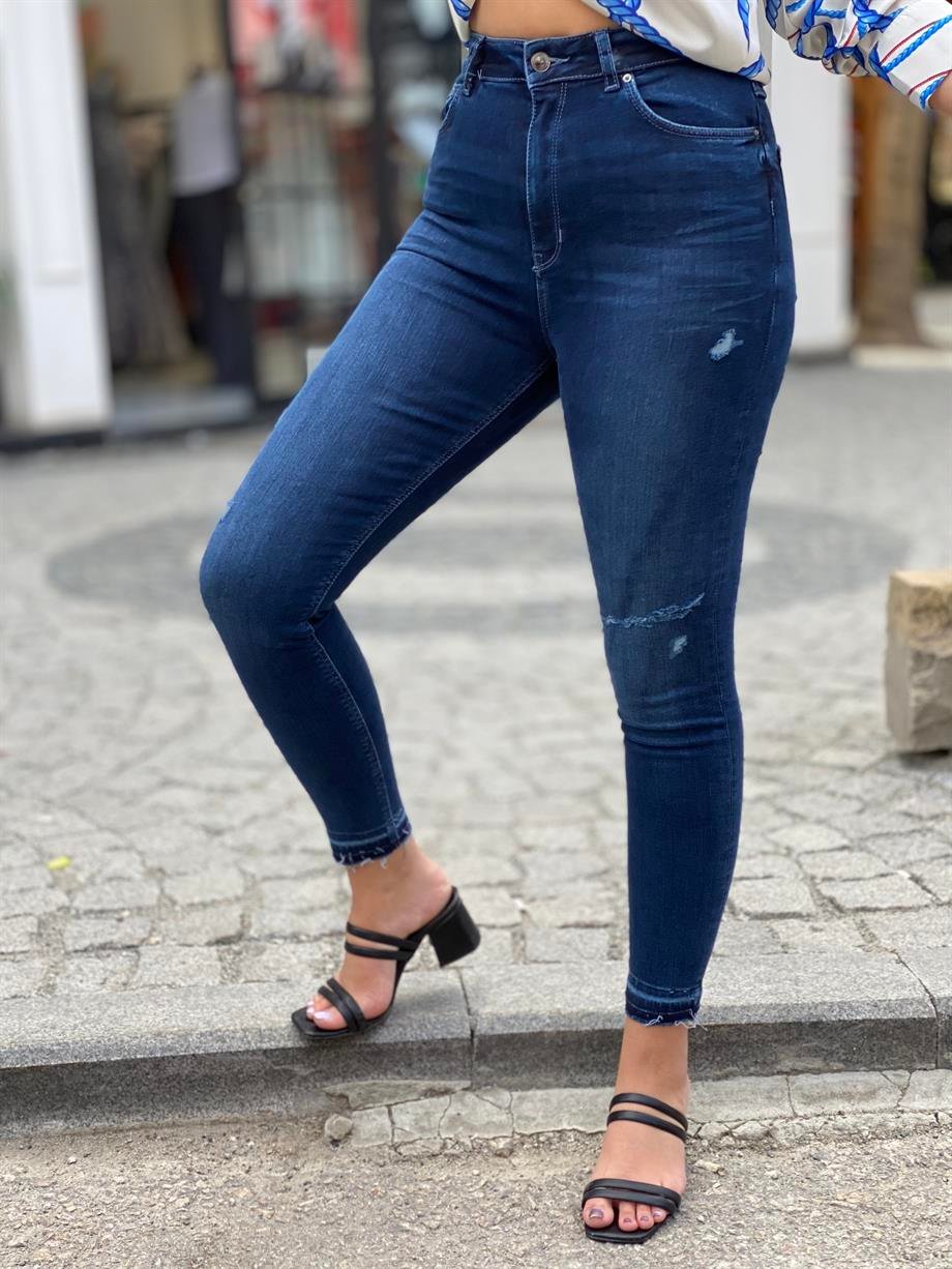 Orjinal Marka Yüksel Bel Korseli Skinny Jean 