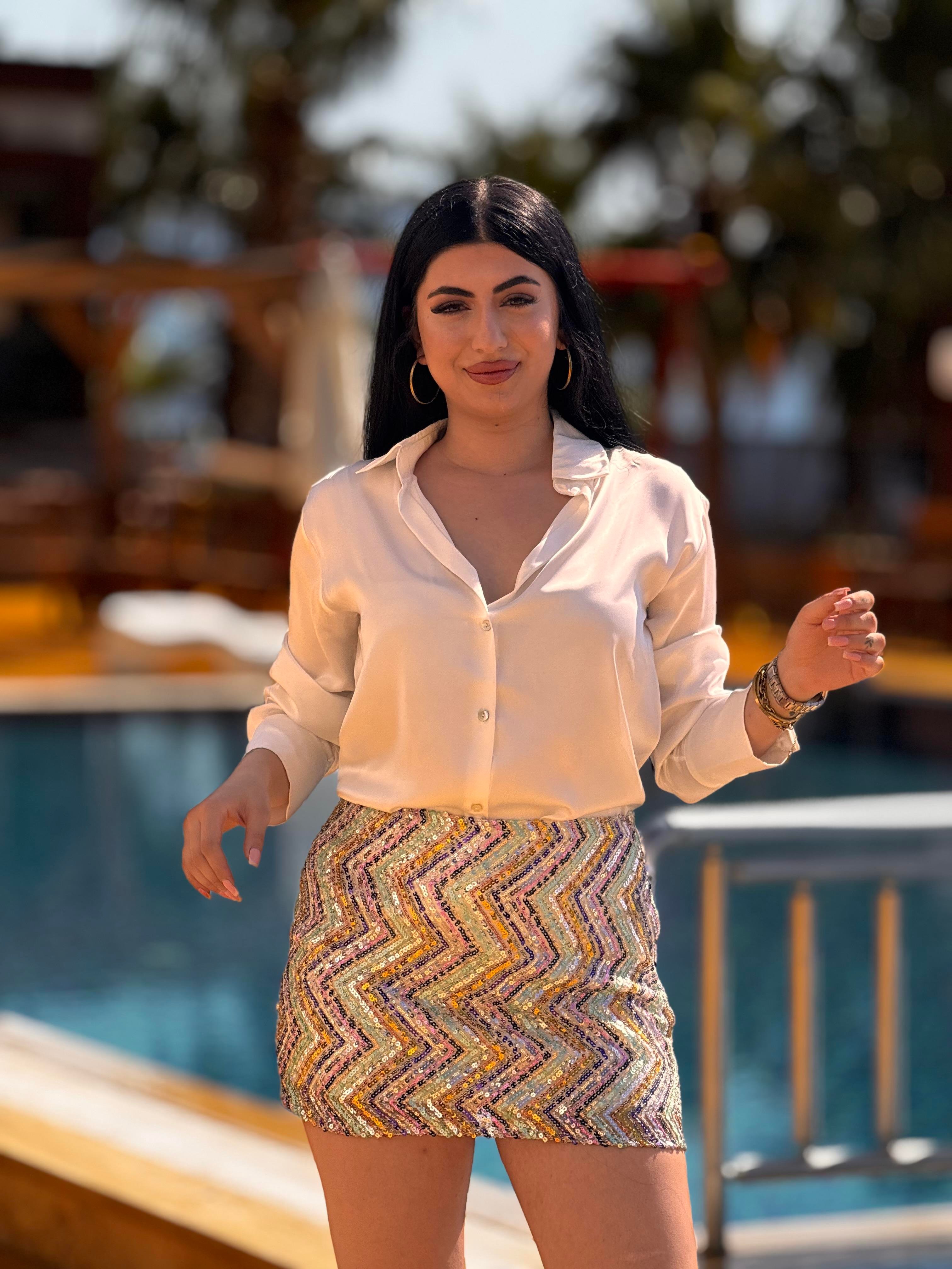 Pamuk Saten Beyaz Gömlek 