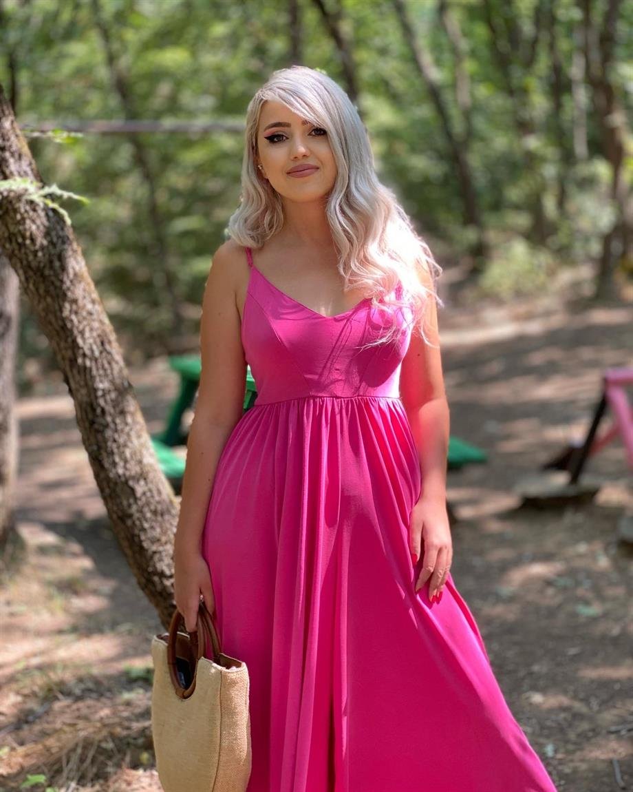 Pembe Geniş Kalıp Premium Tulum