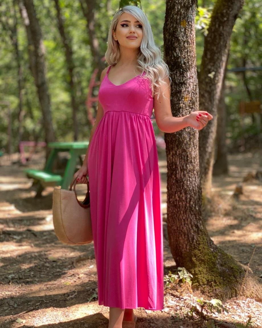 Pembe Geniş Kalıp Premium Tulum