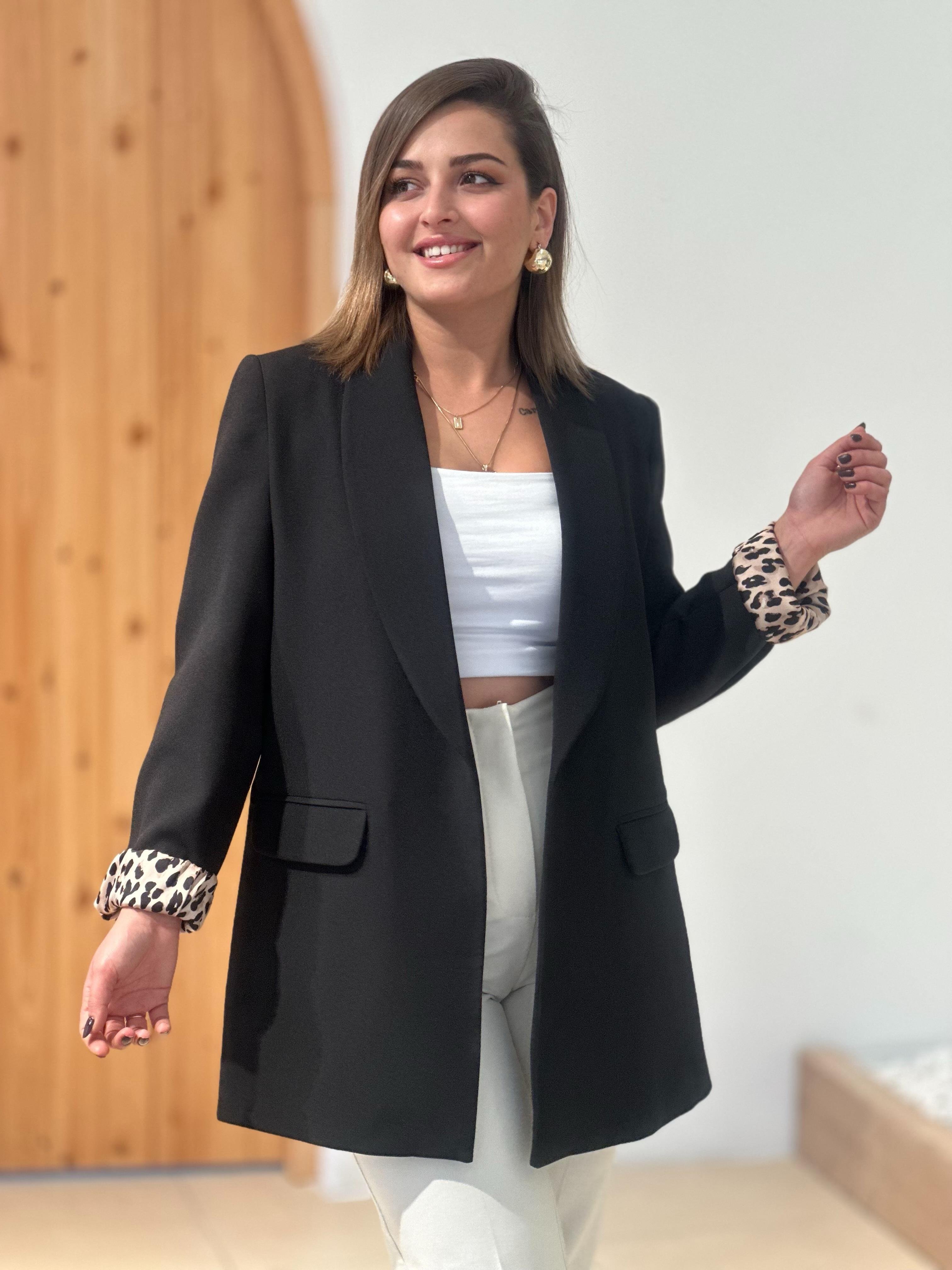 Premium Kalite Leopar Astarlı Olive Siyah
