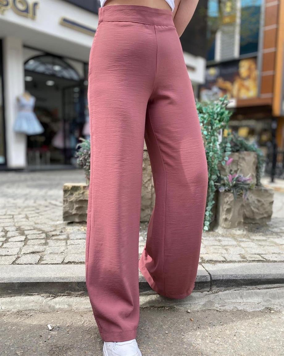 Pudra Ayrobin Keten Palazzo Pantalon 