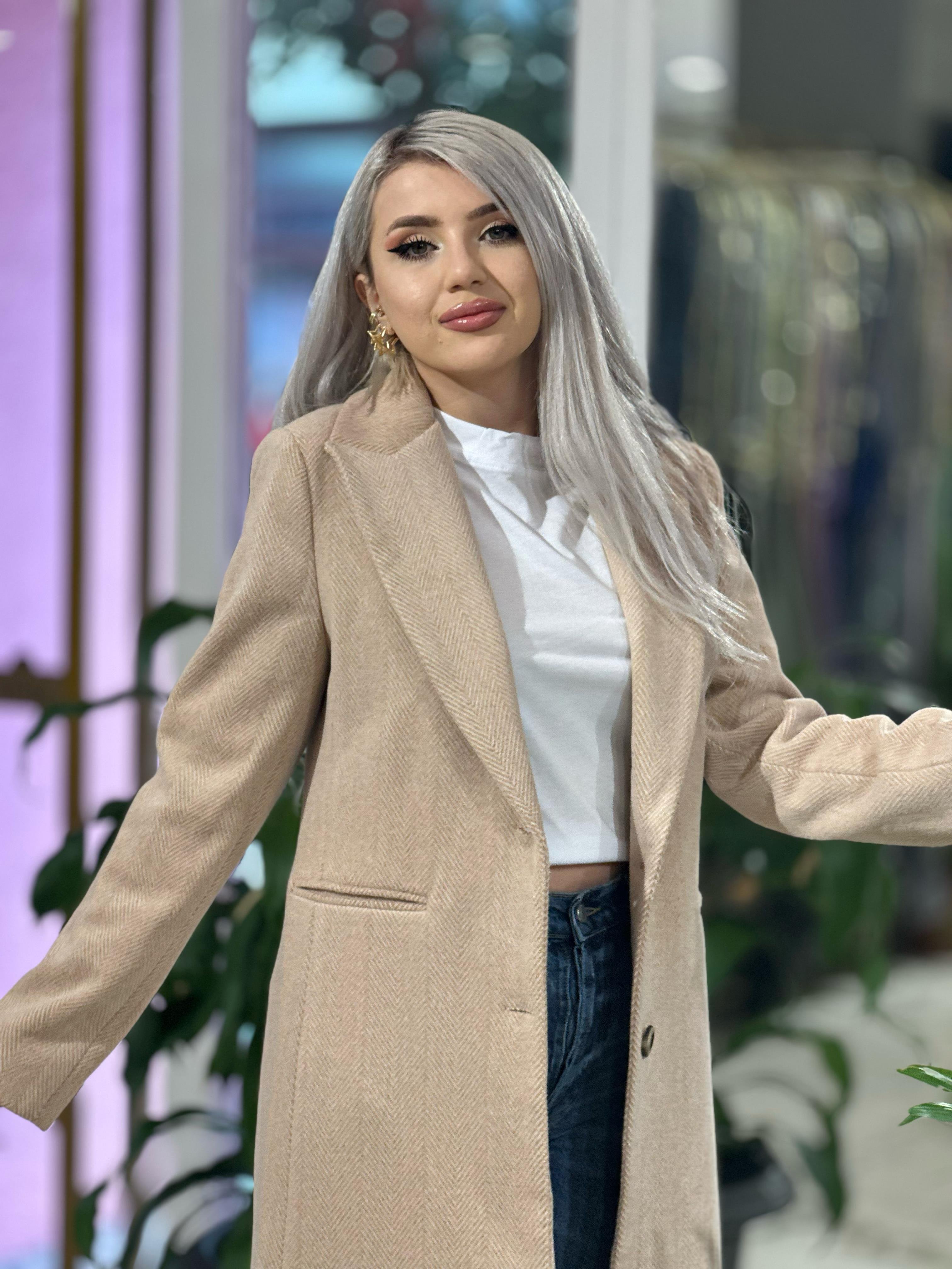 Robin BalıkSırtı Kaşe Kaban