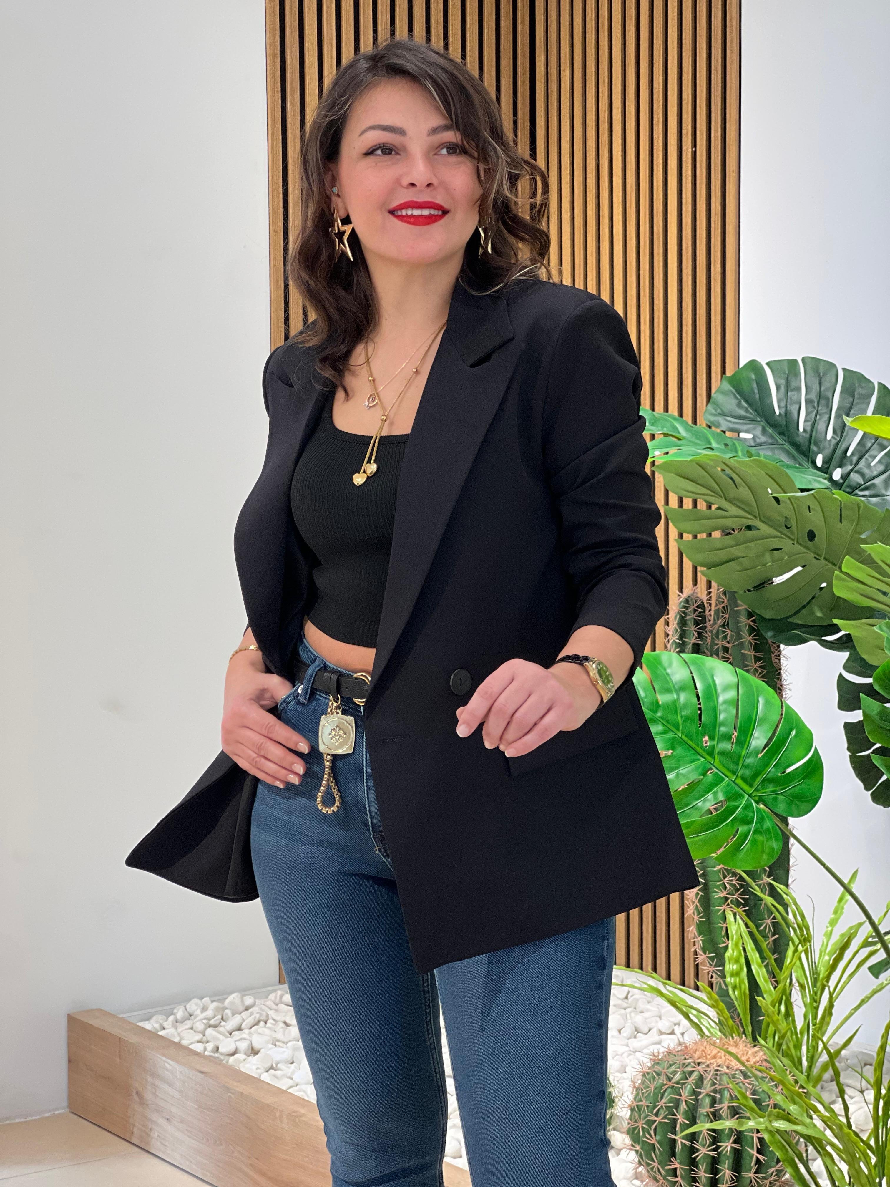 Siyah Blazer Ceket