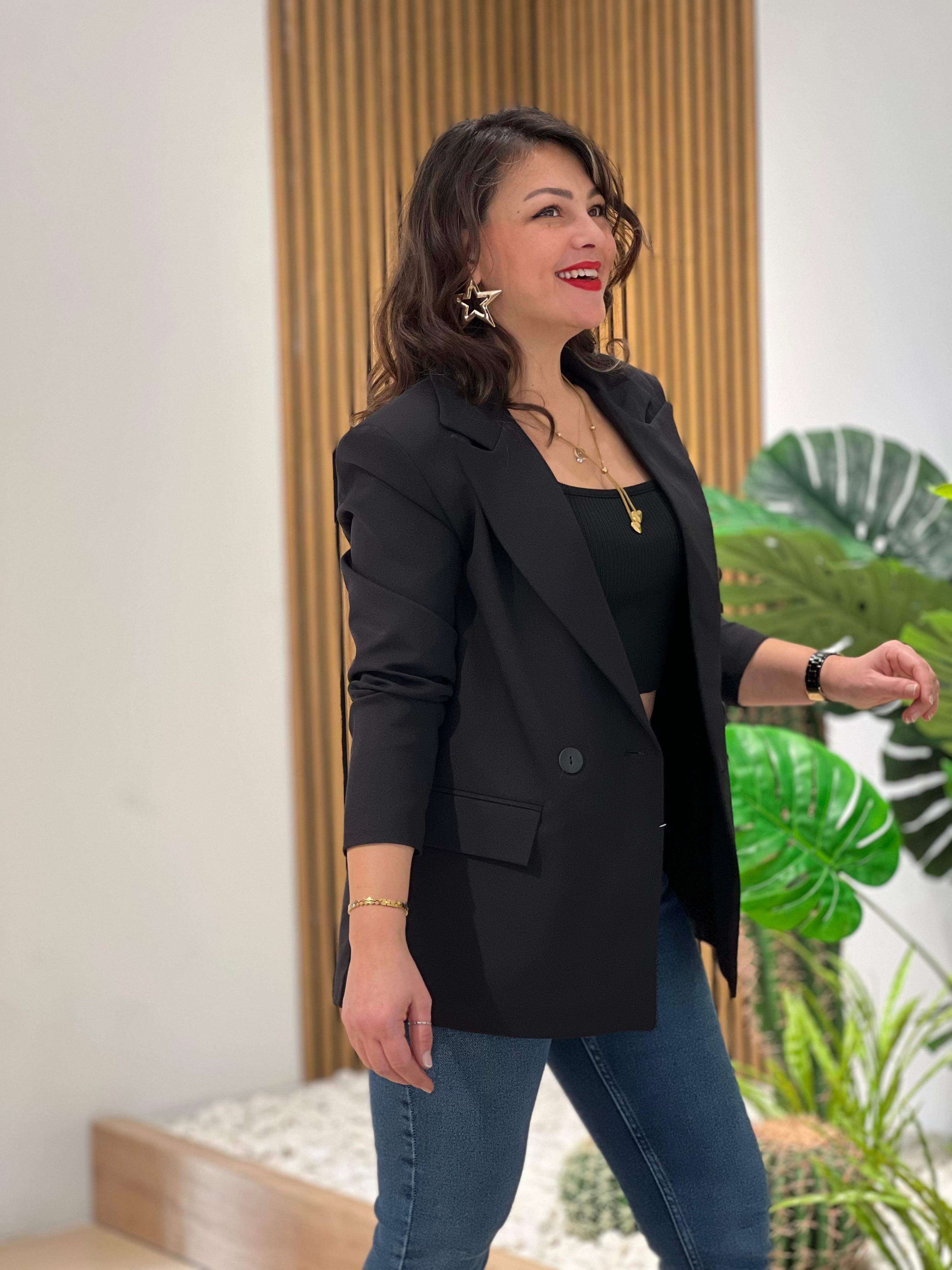 Siyah Blazer Ceket