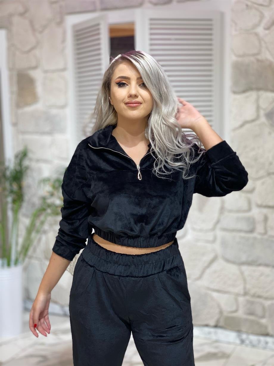 Siyah Kadife Takım 