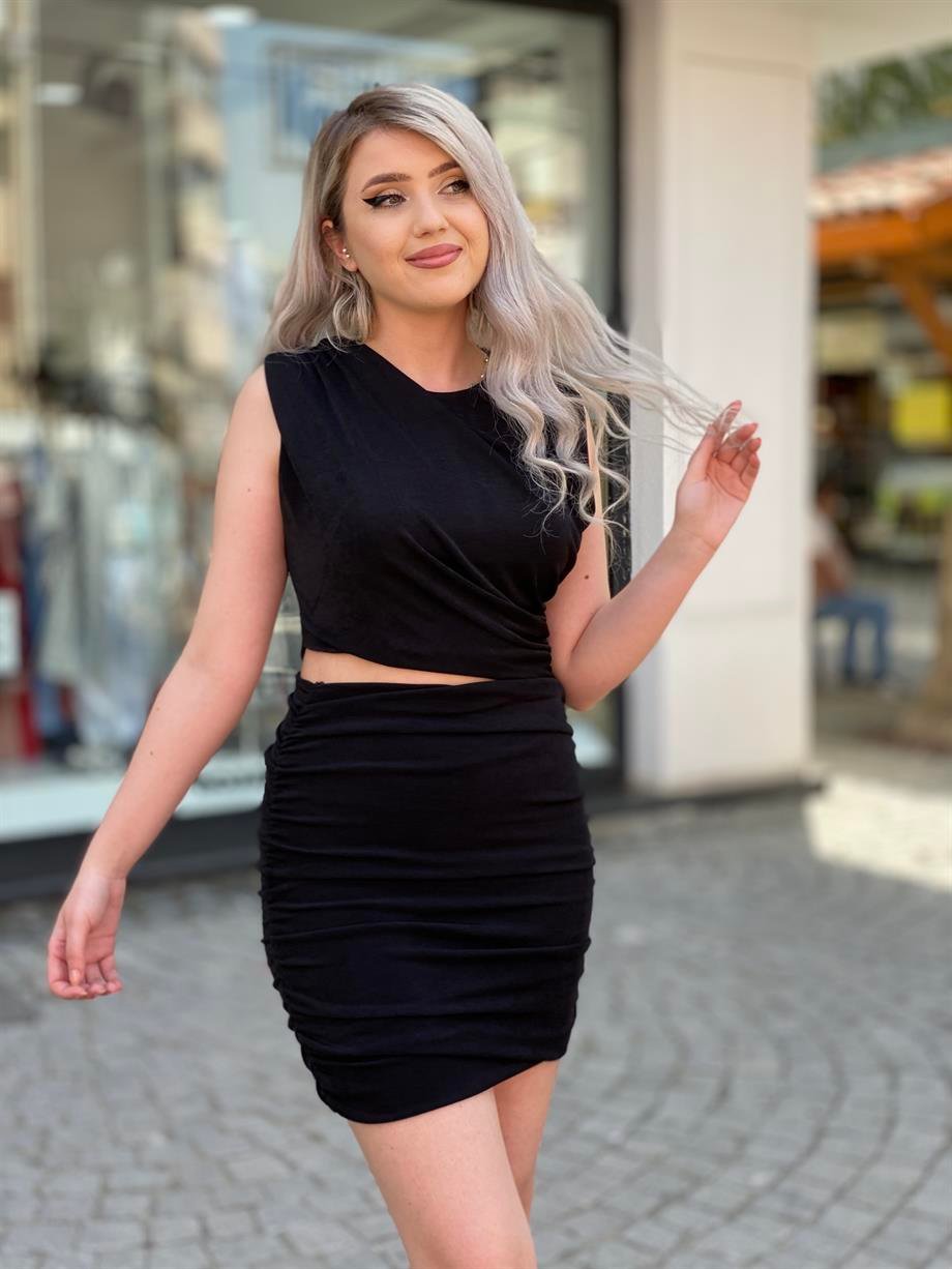 Siyah Tasarım Elbise