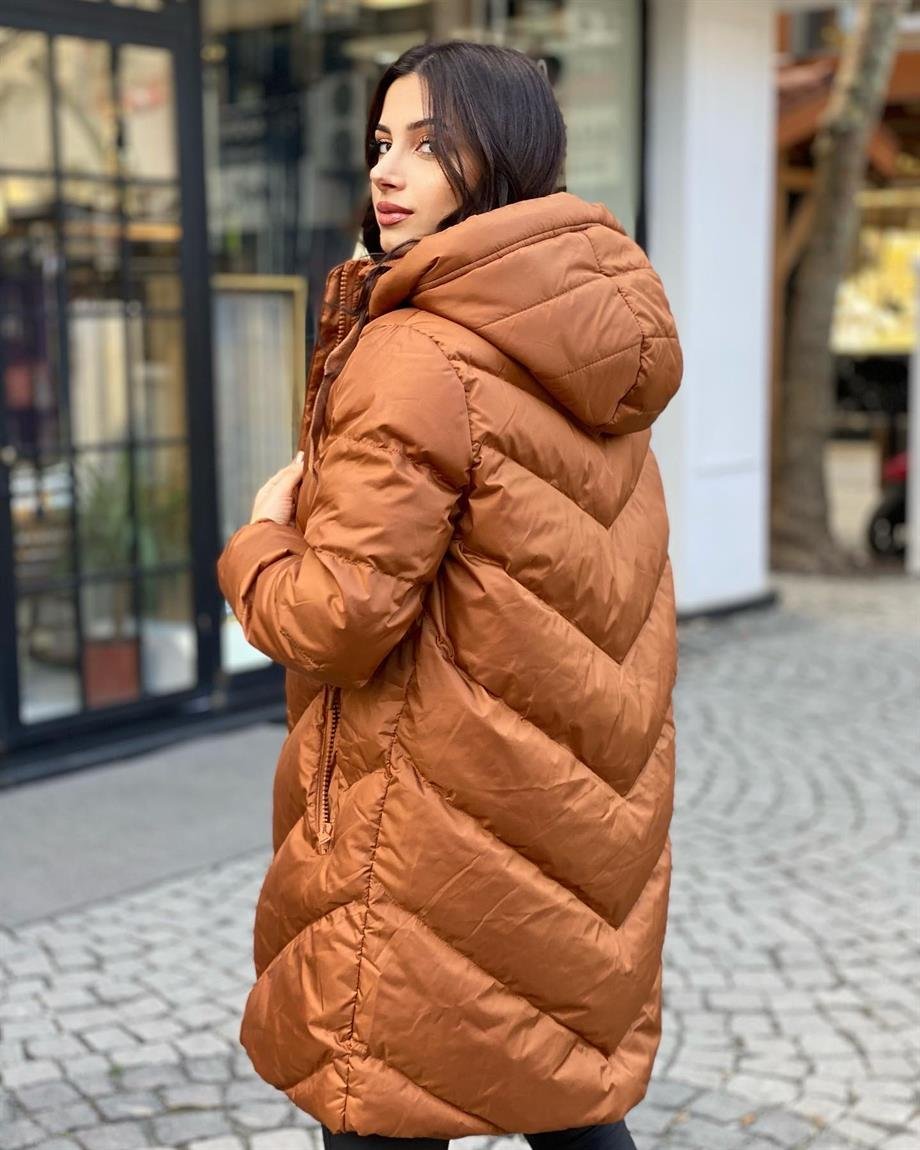 Tarçın Şişme Mont