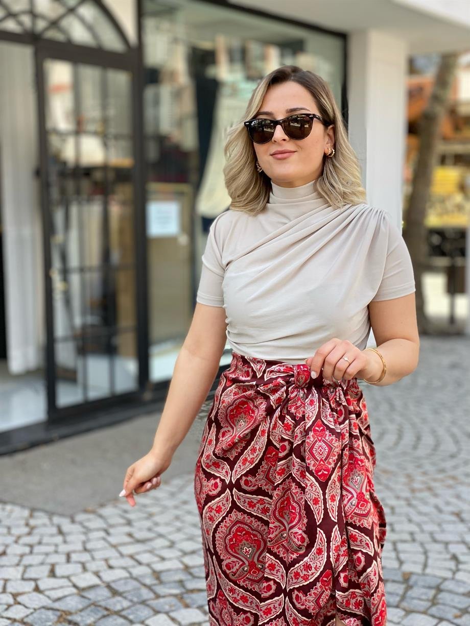 Taş Balıkçı Drape Bluzz