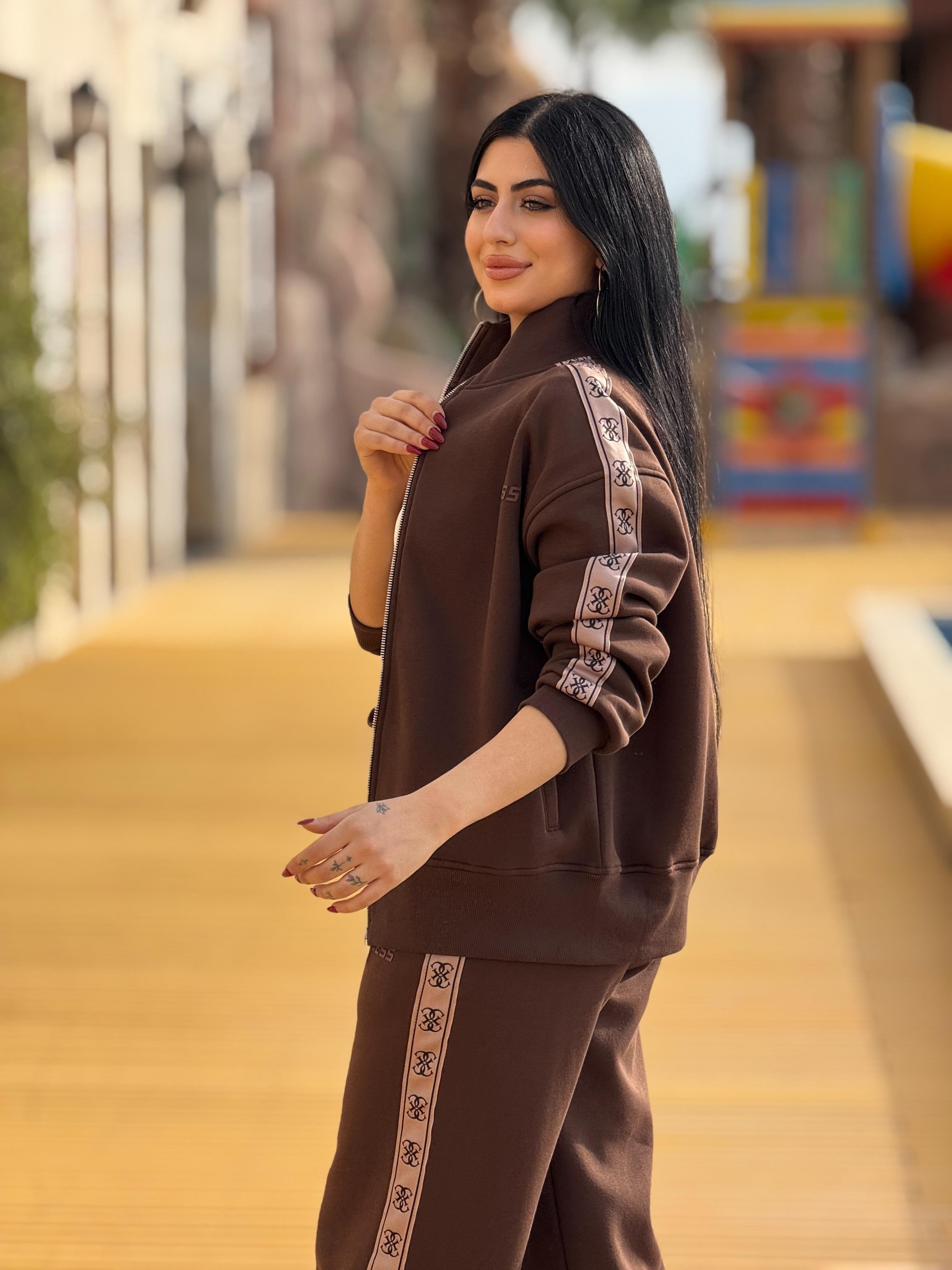 Tasarım Kahve Eşofman Takımı