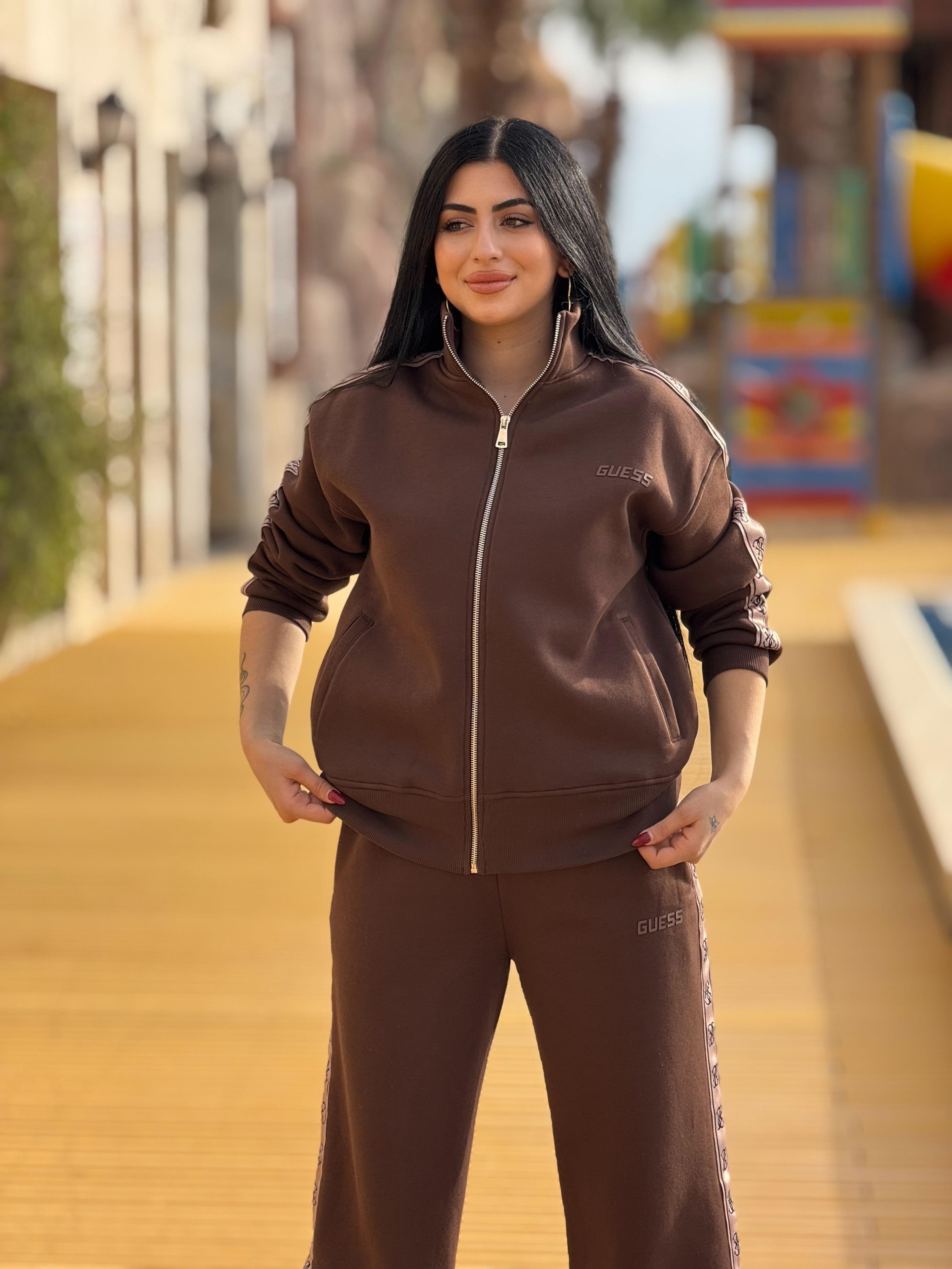 Tasarım Kahve Eşofman Takımı