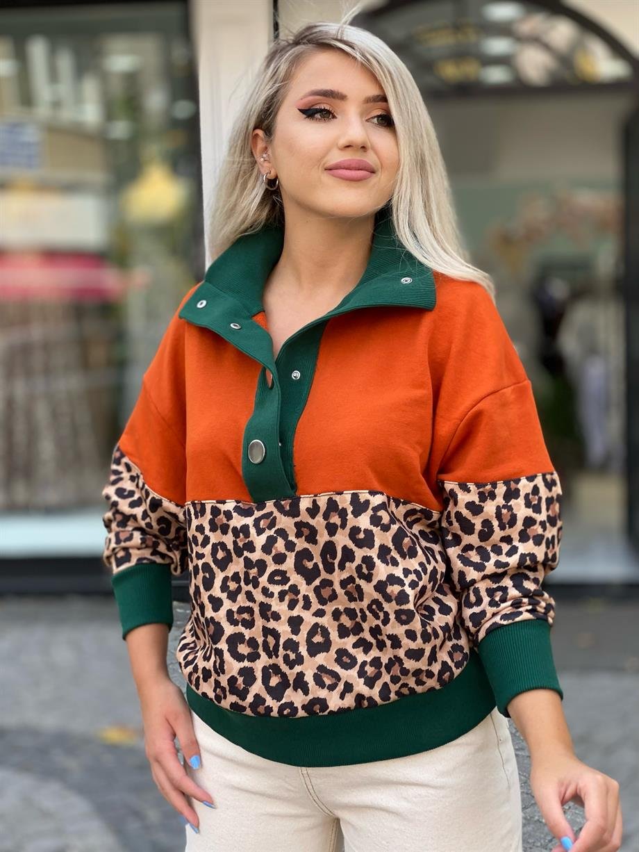 Tasarım Leopar Sweat