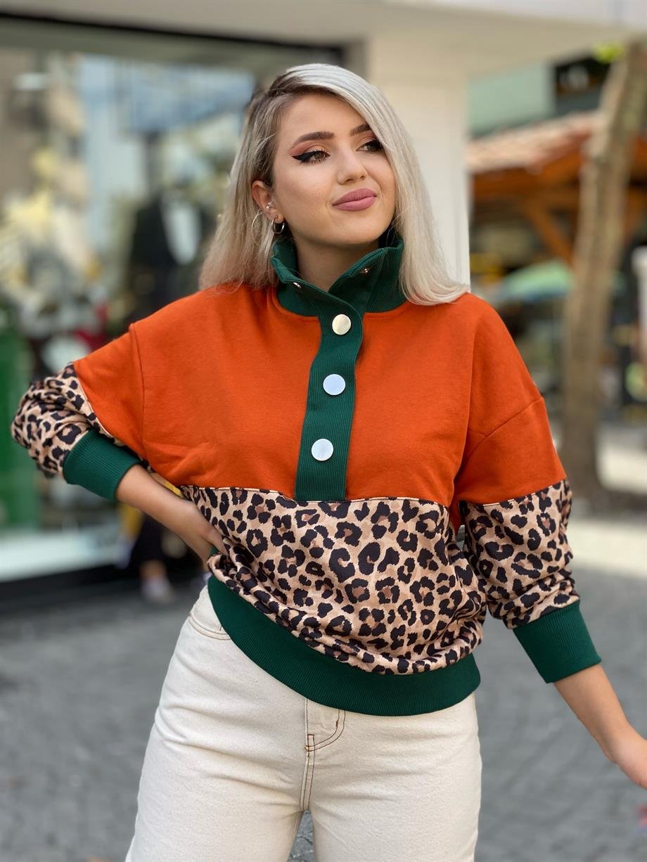 Tasarım Leopar Sweat