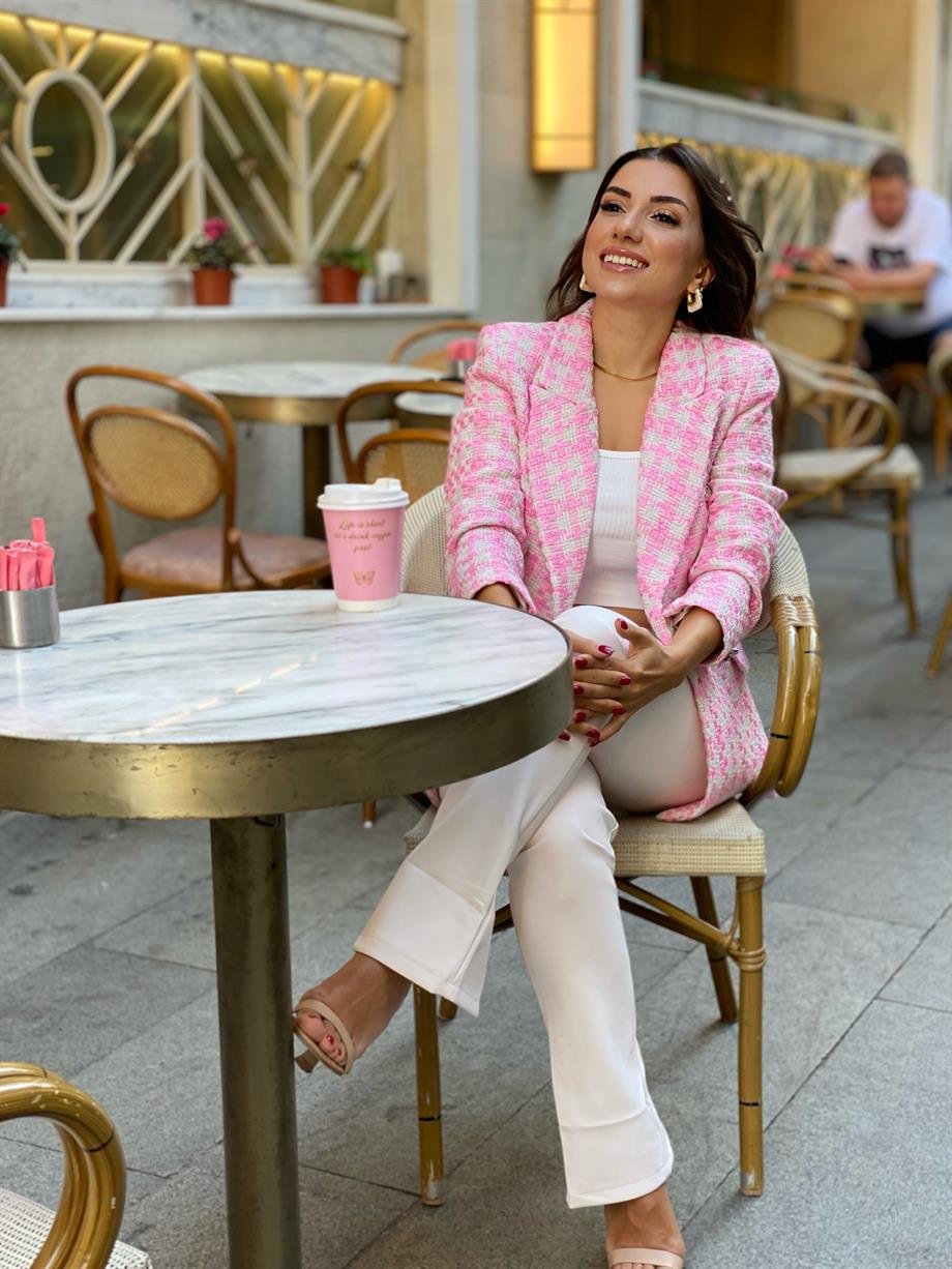 Tasarım Paça Detaylı Deri Pantalon 
