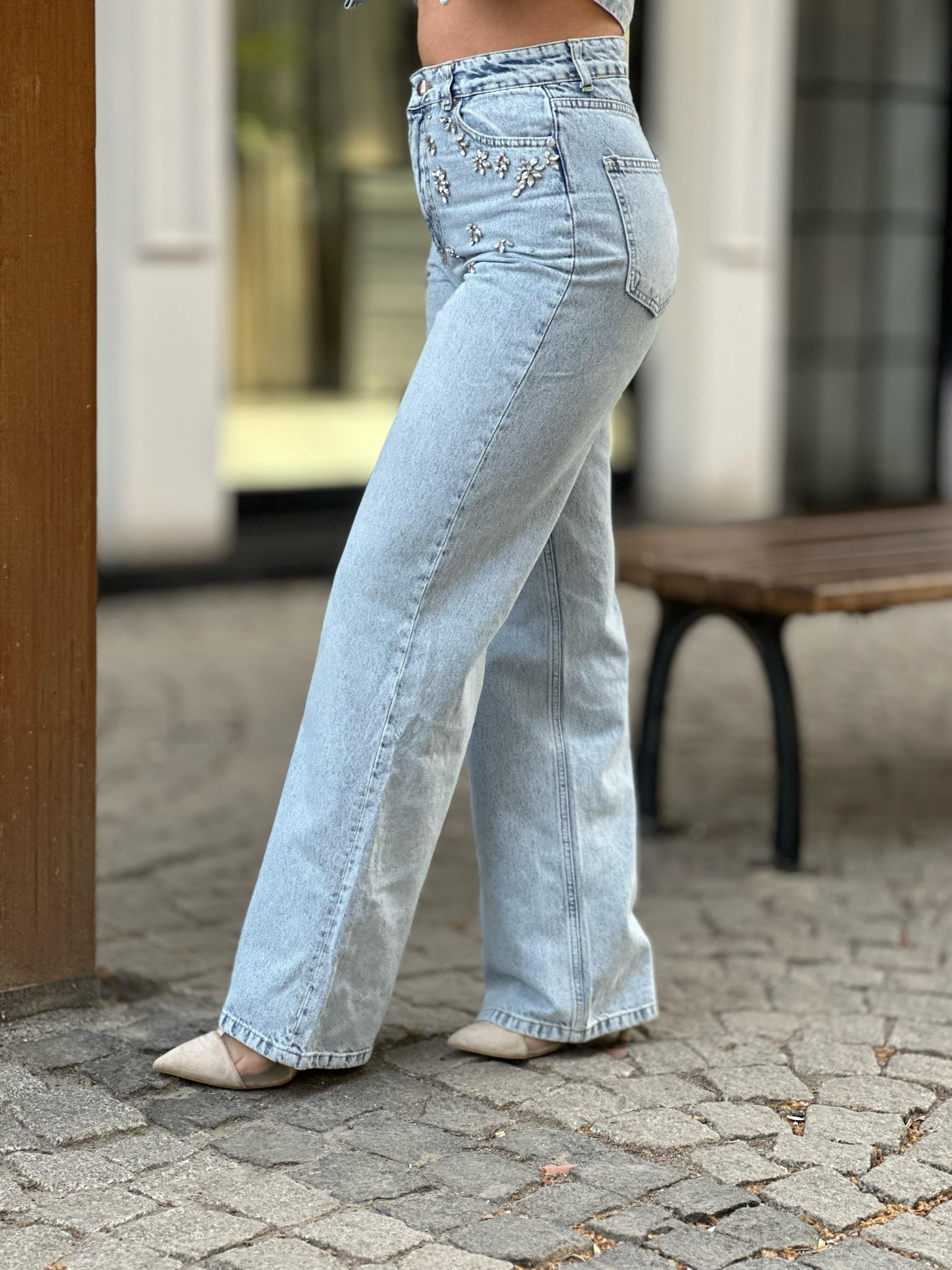 Taşlı Tasarım Jean
