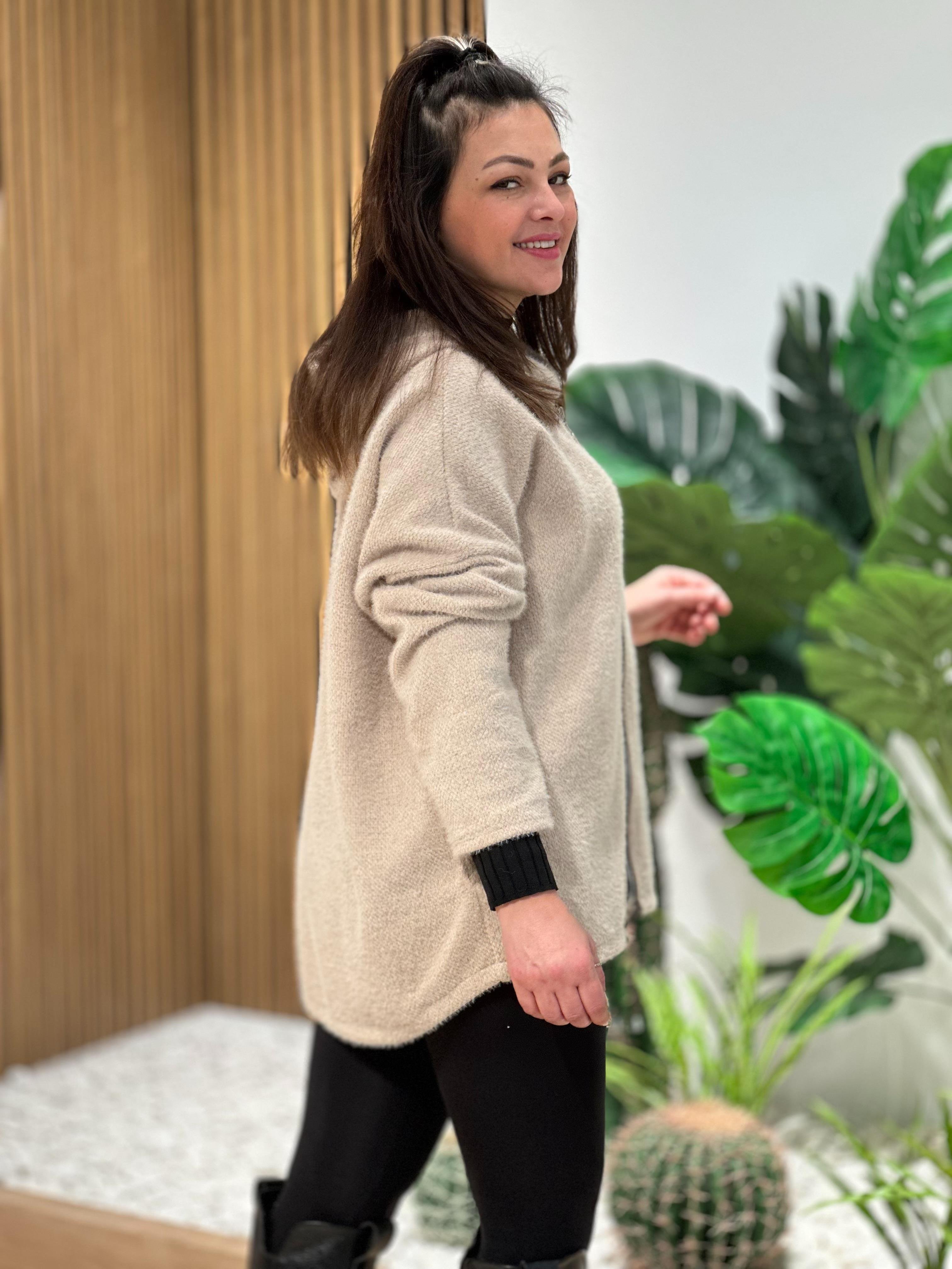 Tedyy Oversize Kapüşonlu Ceket