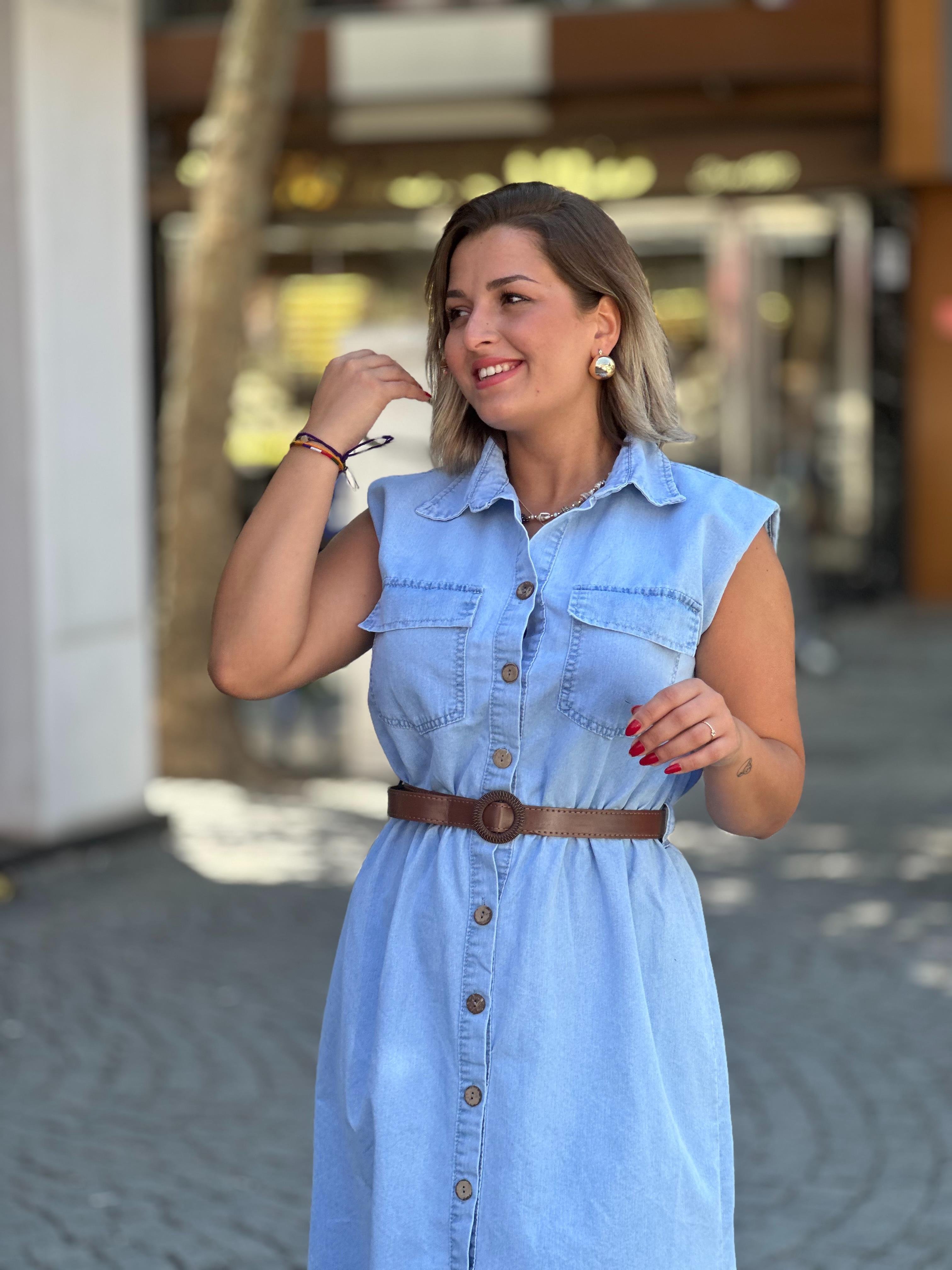 Tensel Kemerli Jean Elbise