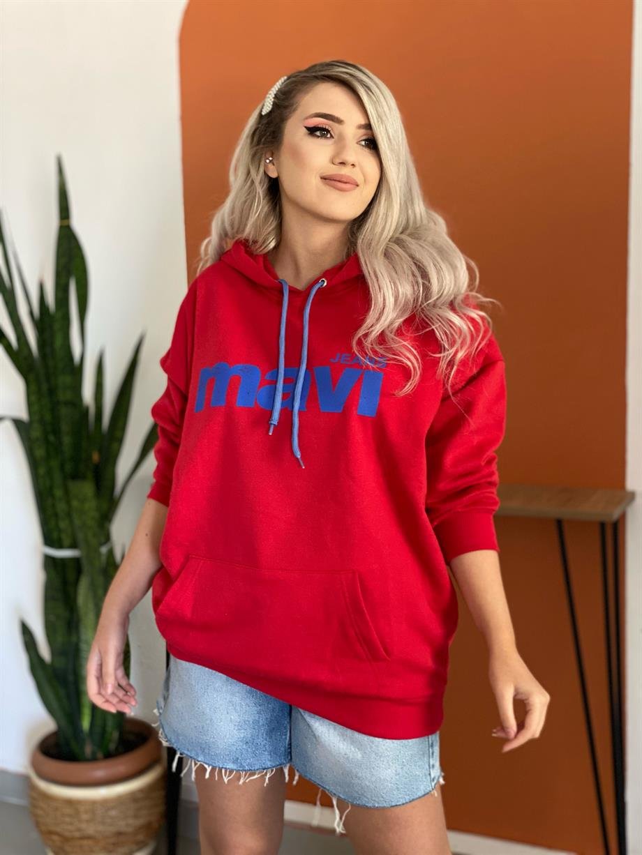 Unısex Kırmızı Sweat 