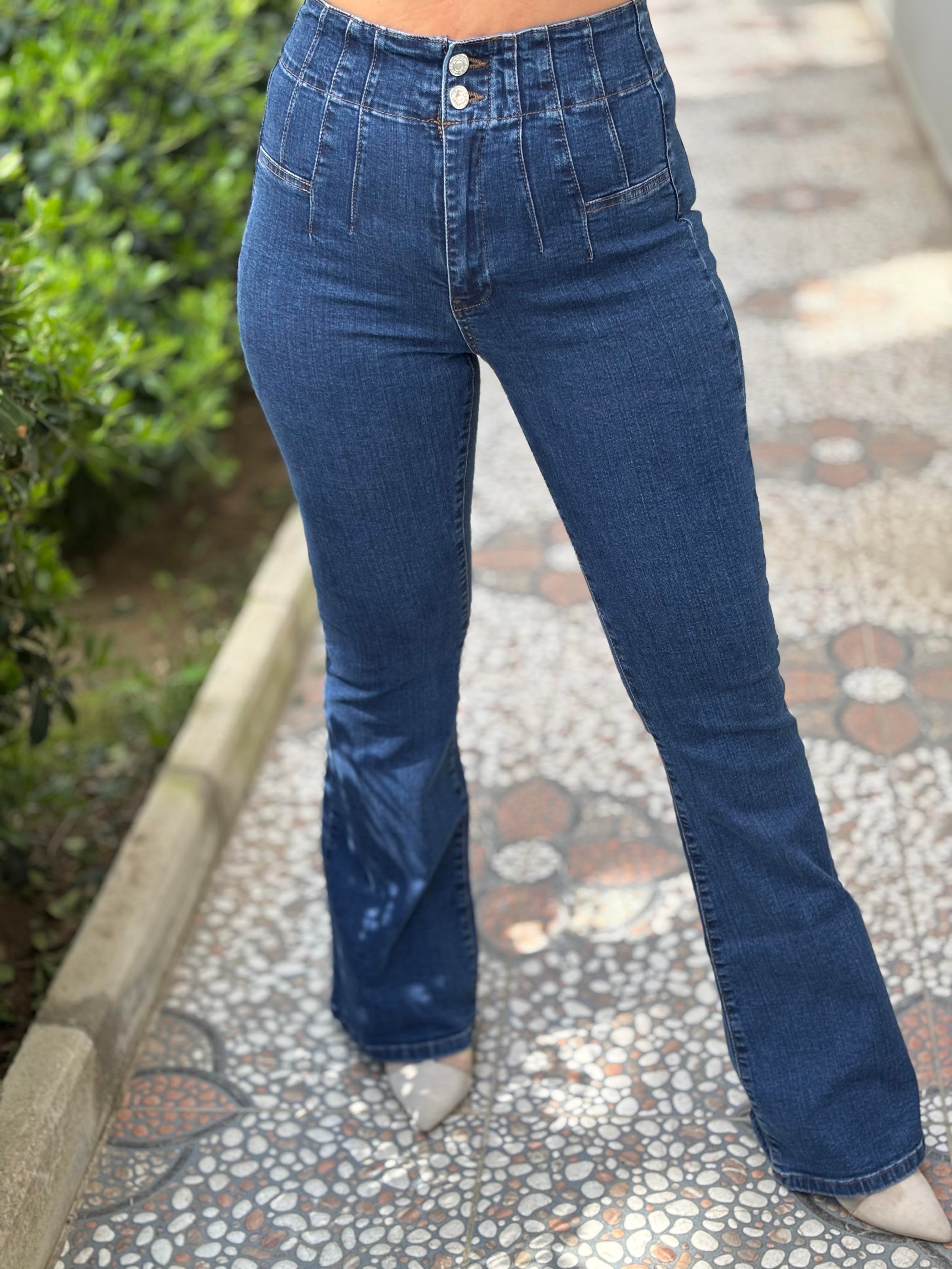 Yüksek Bel Full Likralı Jean