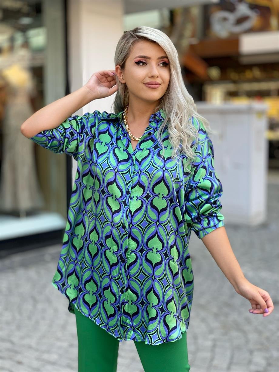Zara Model Pamuk Saten Gömlek 