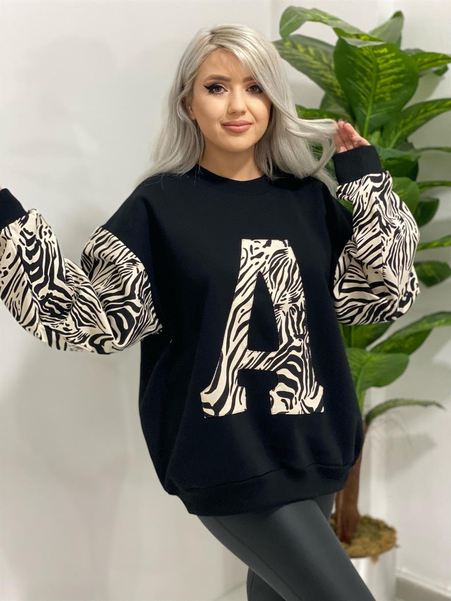 Zebra Desen Sweat 
