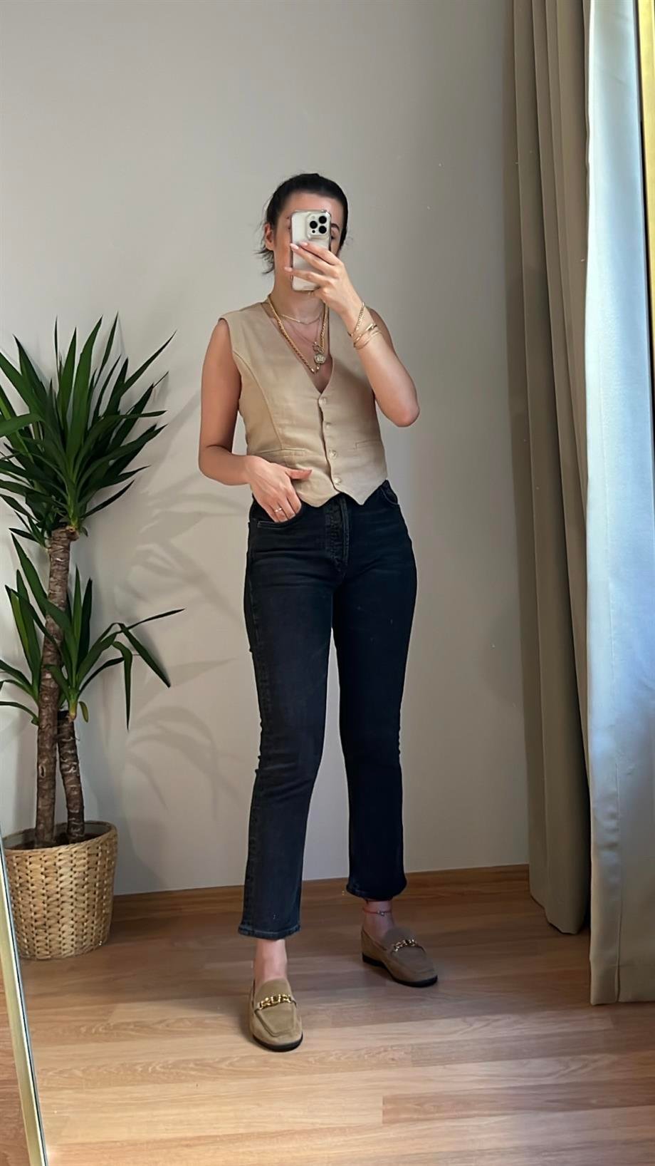 AGOL LANA VINTAGE MOM FIT JEAN
