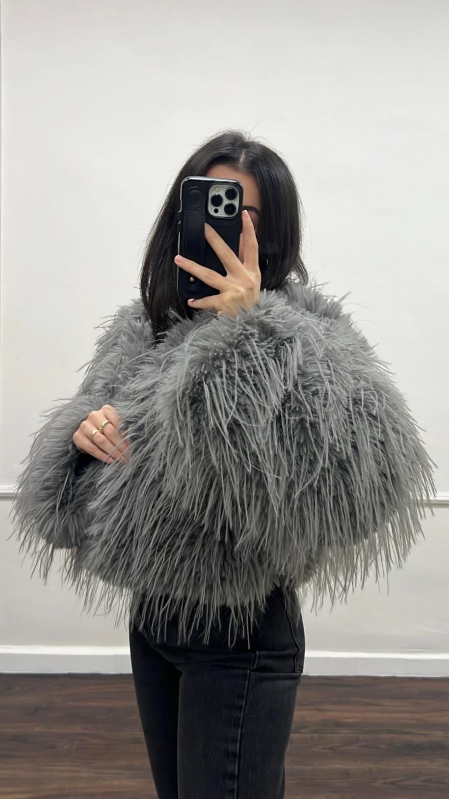 Antrasit Bratz Premıum Kürk