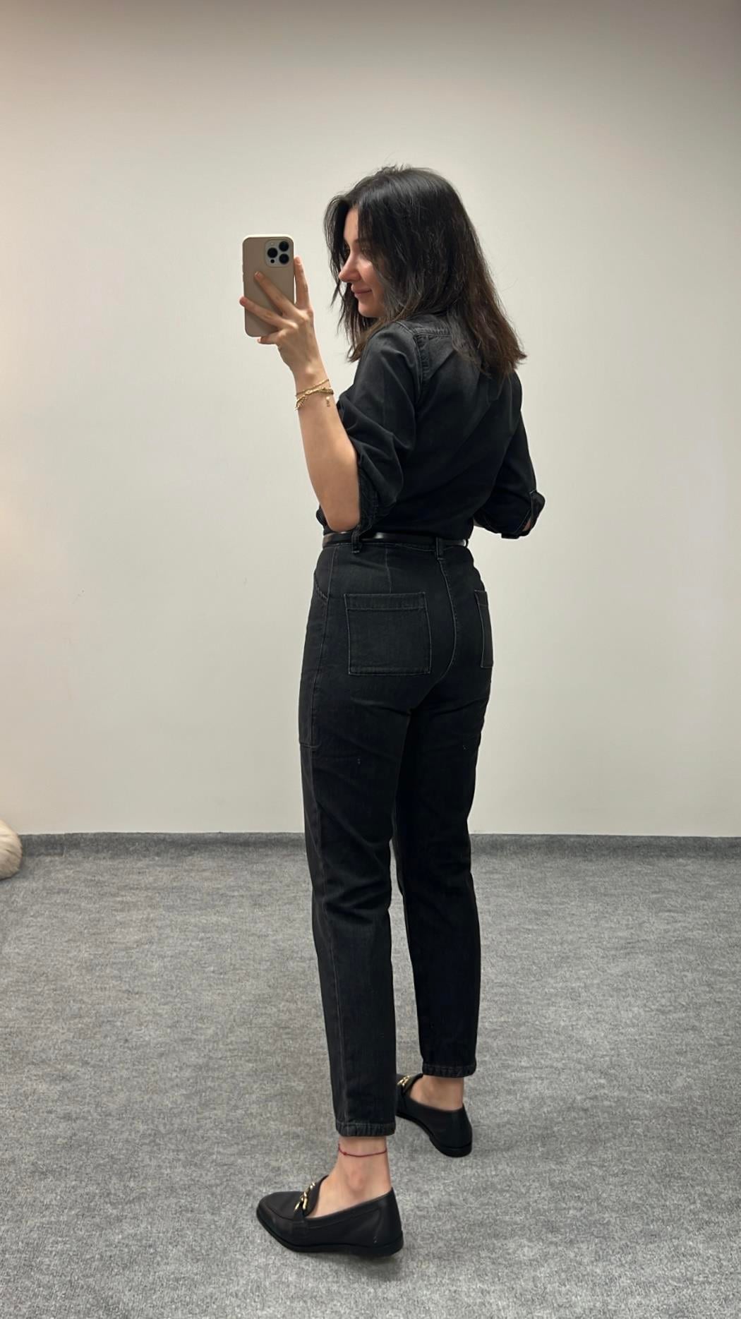 BAHS ANTRASİT DENIM TULUM