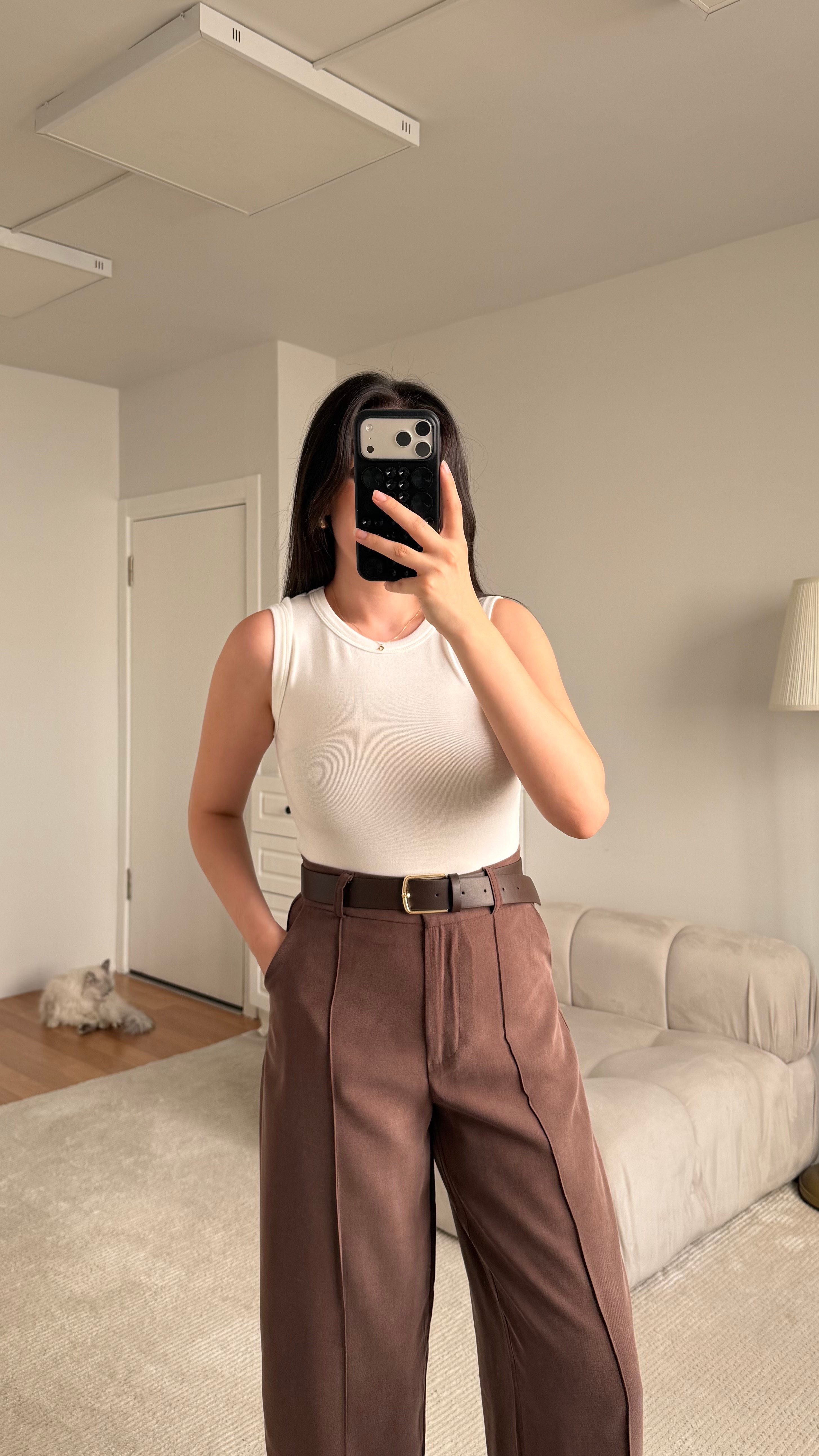 Beyaz Bisiklet Yaka Buzii Body Suit