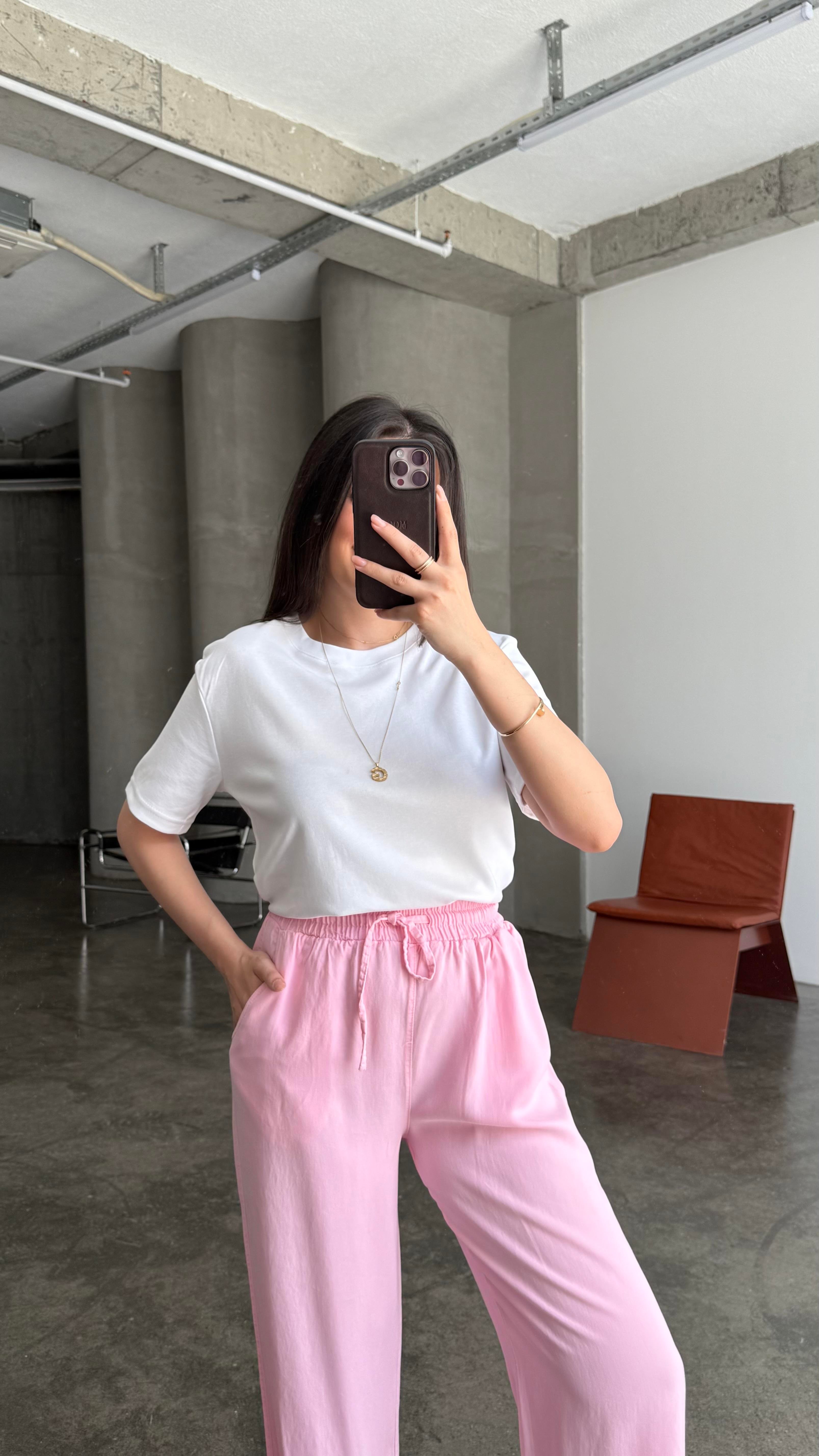 Cas Beyaz Basıc Tişört