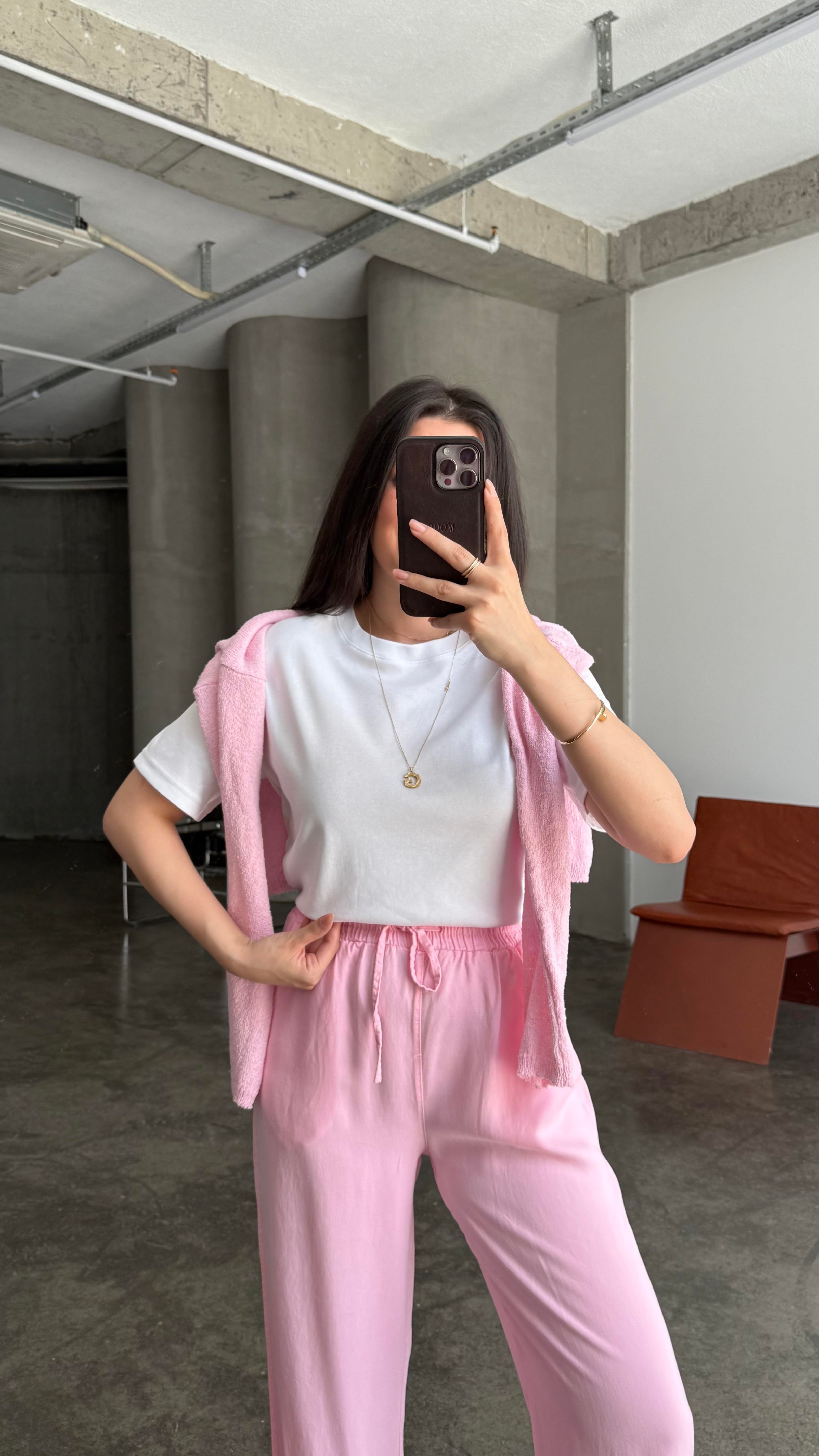 Cas Beyaz Basıc Tişört