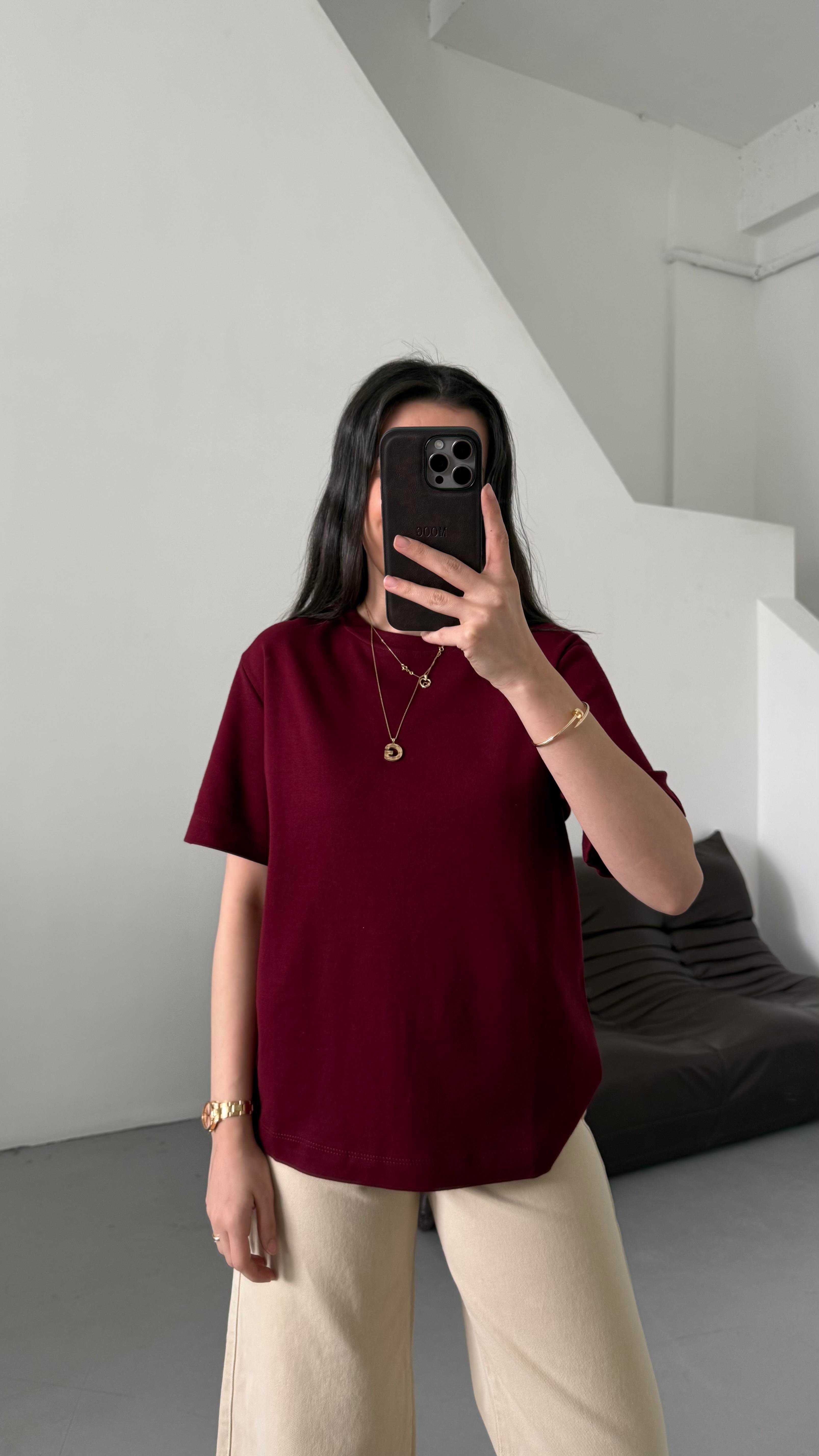 Cas Bordo Basıc Tişört