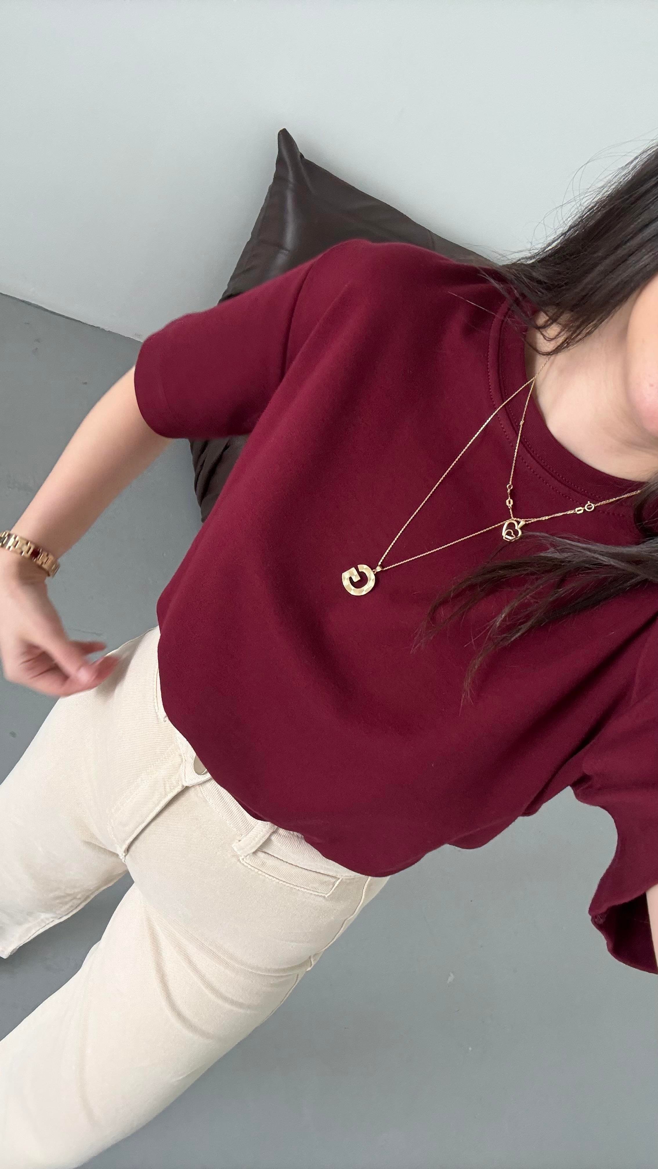 Cas Bordo Basıc Tişört