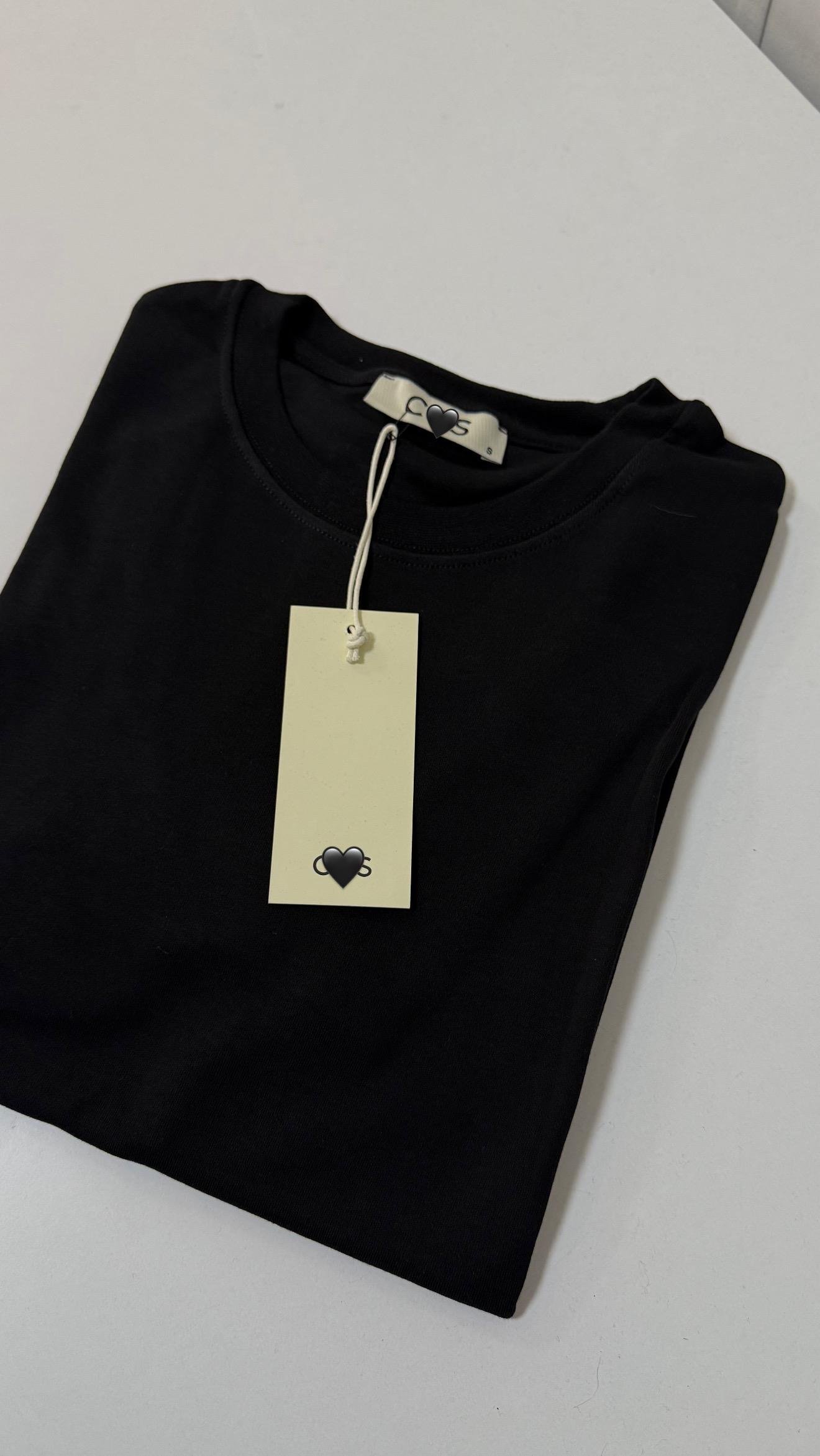 Cas Siyah Basıc Tişört