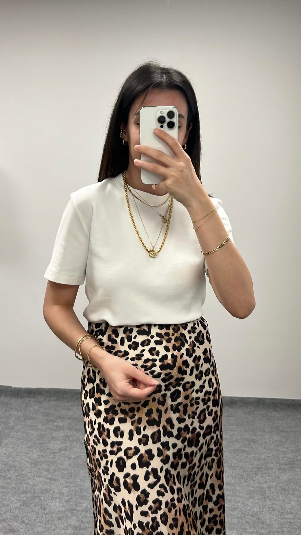 CAST BEYAZ ORGANİK PAMUK BASIC TİŞÖRT