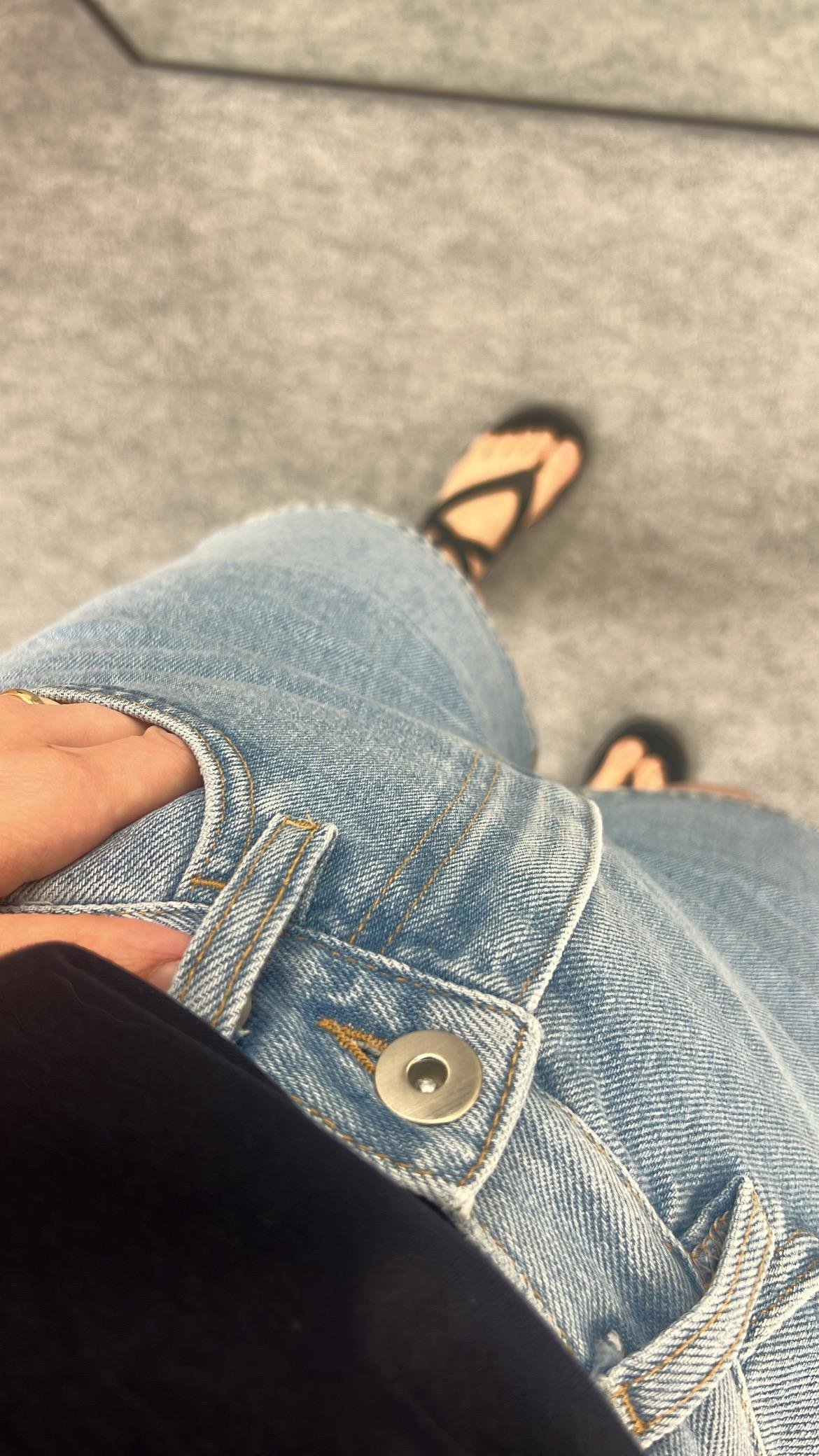 CAST DENİM MOM FIT ŞORT