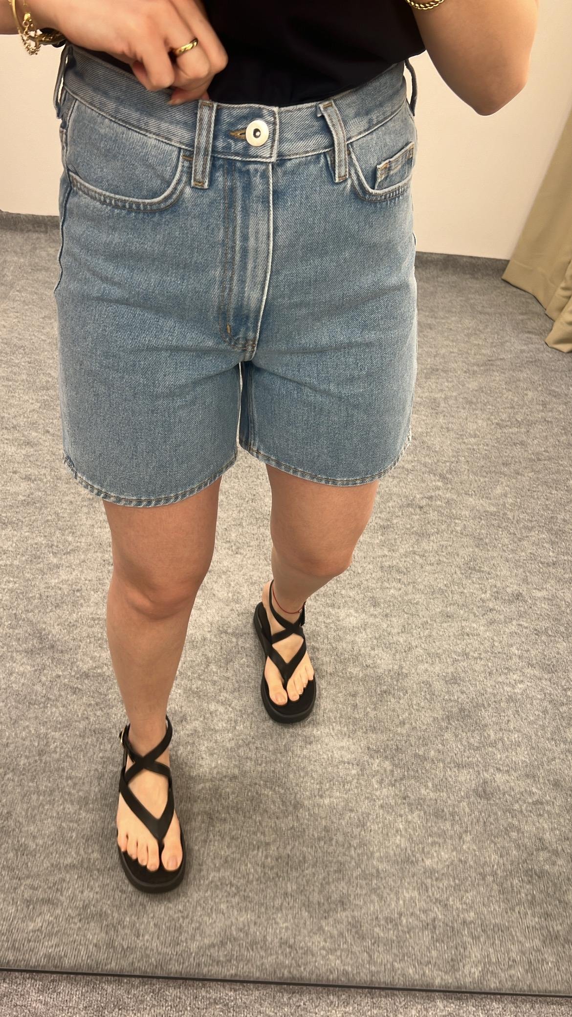 CAST DENİM MOM FIT ŞORT